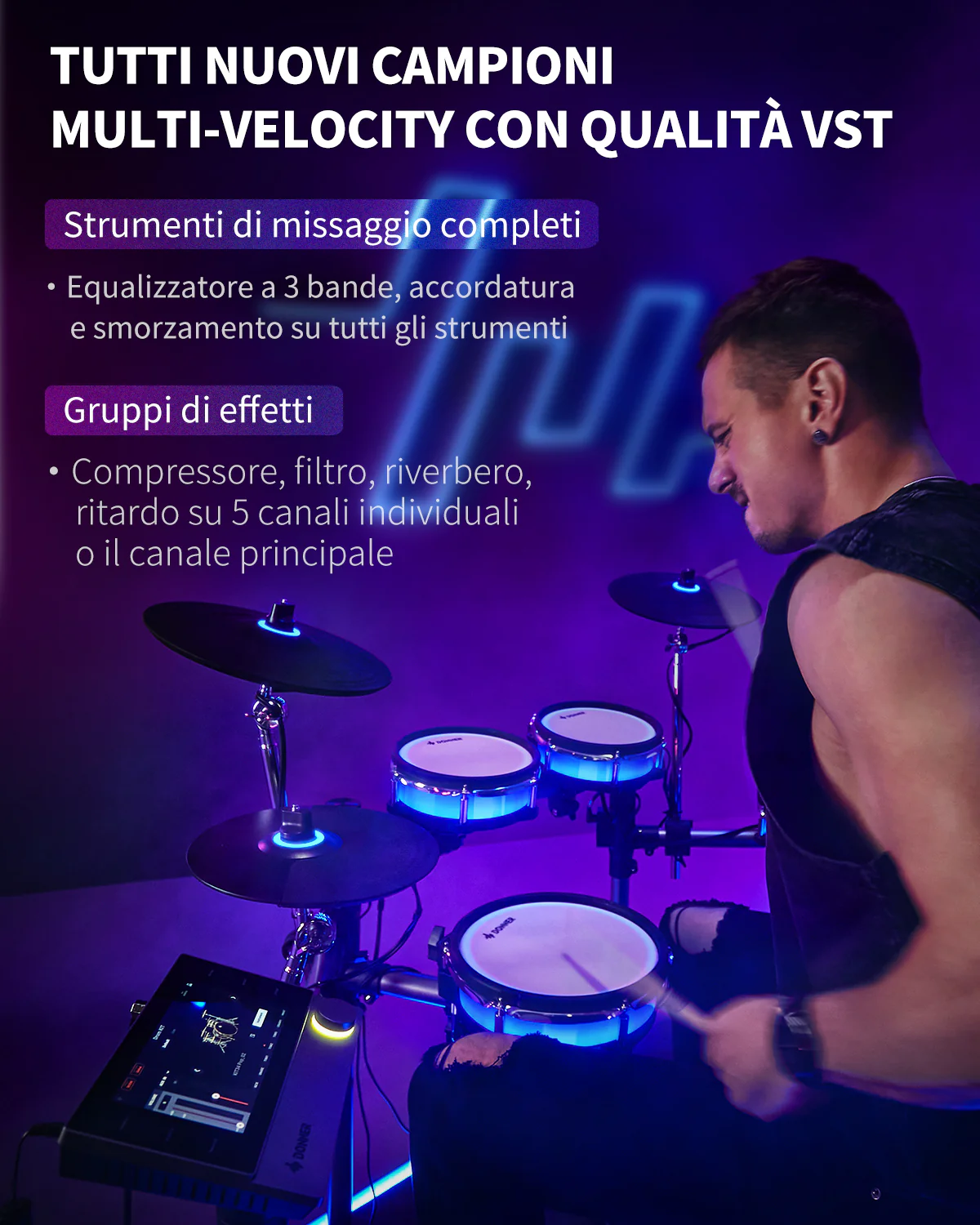 Donner BackBeat  Batteria Elettronica - Image 5