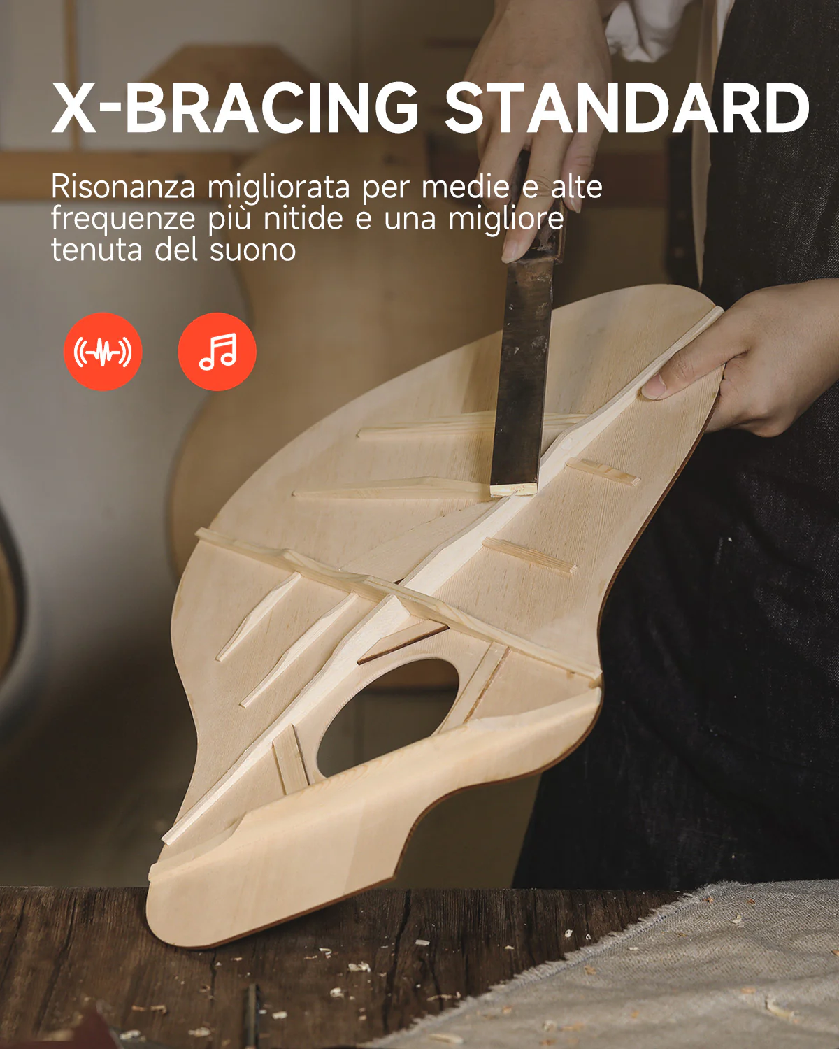 Donner DAG-1CB Chitarra acustica - Image 6