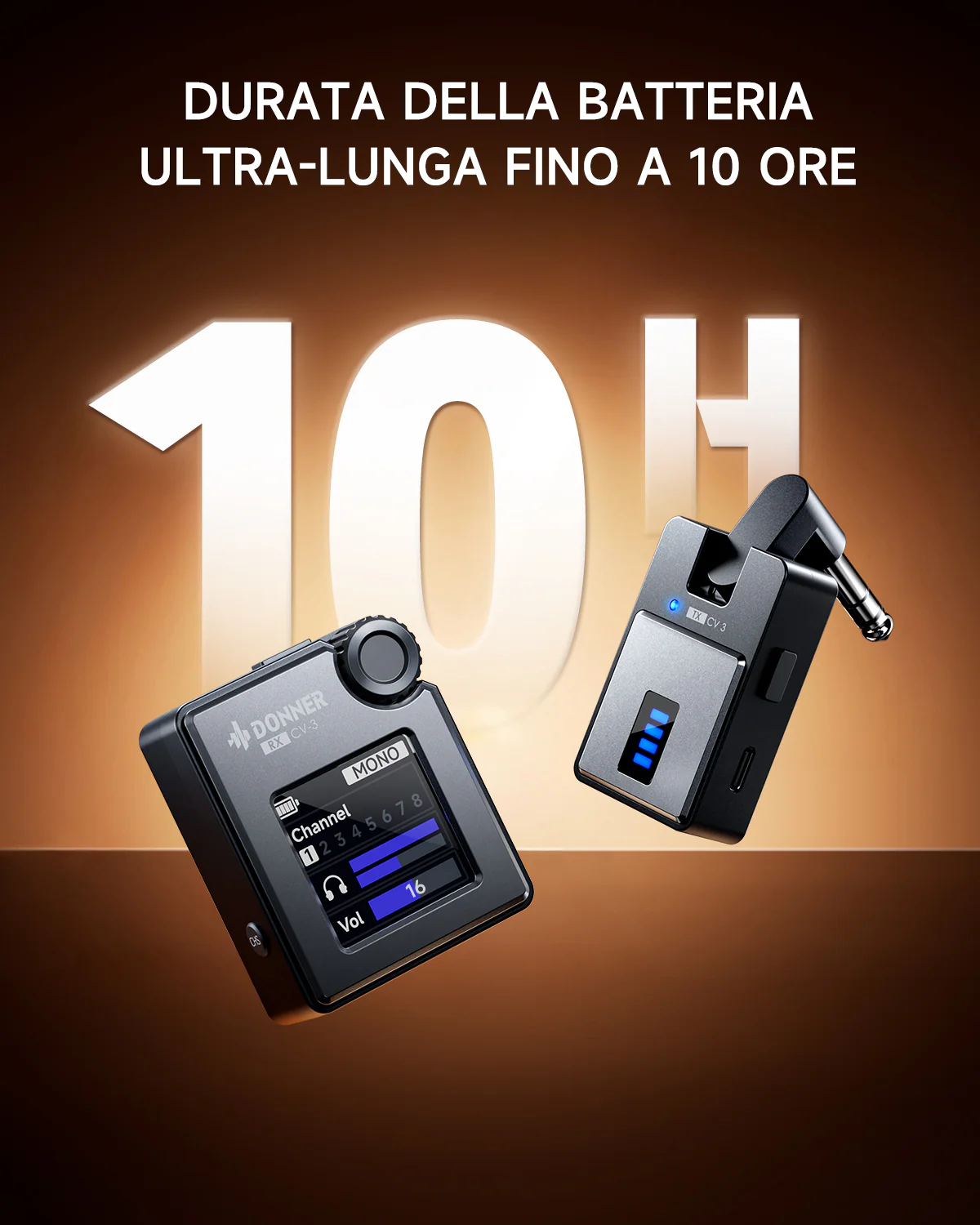 DONNER CV-3 Sistema di monitoraggio in-ear wireless - Image 6