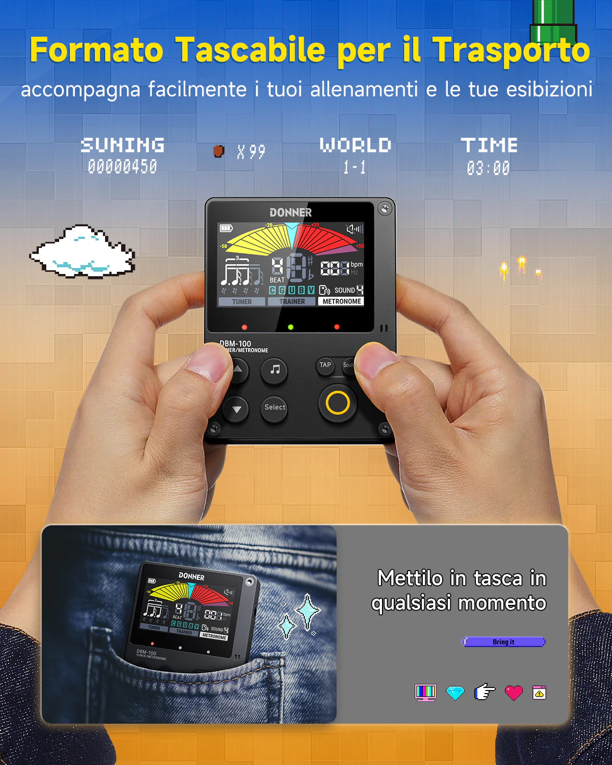 Donner DBM-100 Metronomo ricaricabile - Image 10