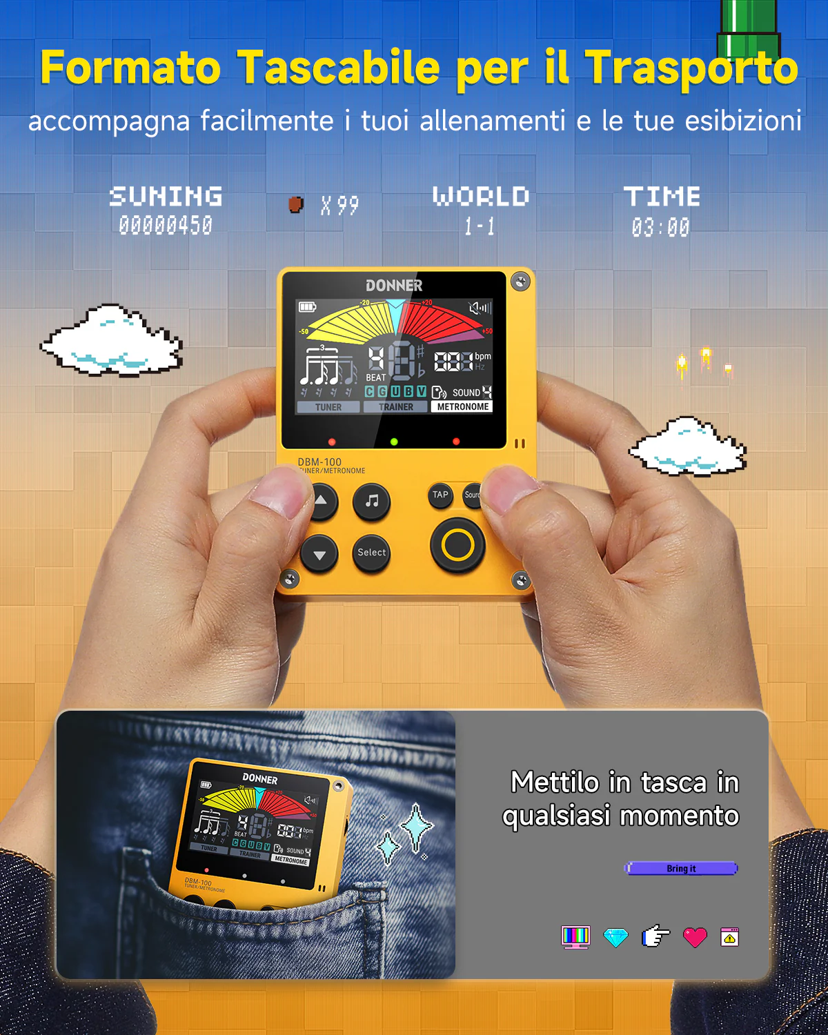 Donner DBM-100 Metronomo ricaricabile - Image 16