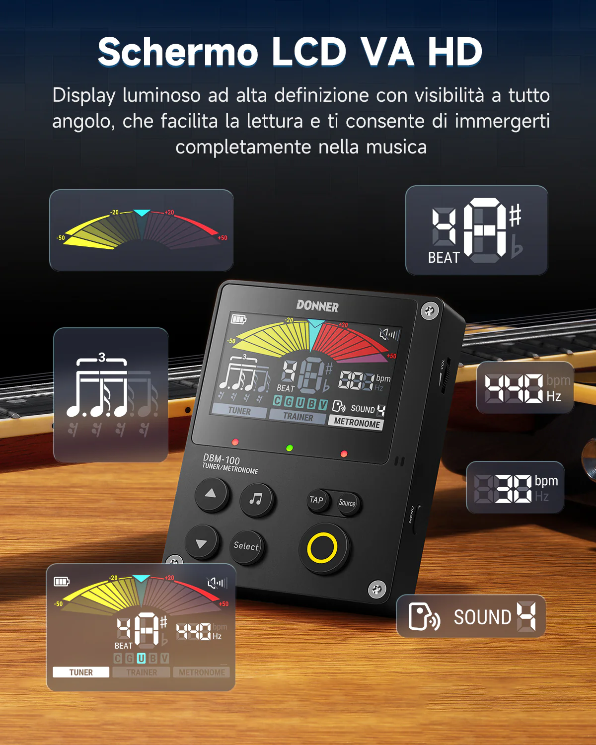 Donner DBM-100 Metronomo ricaricabile - Image 8