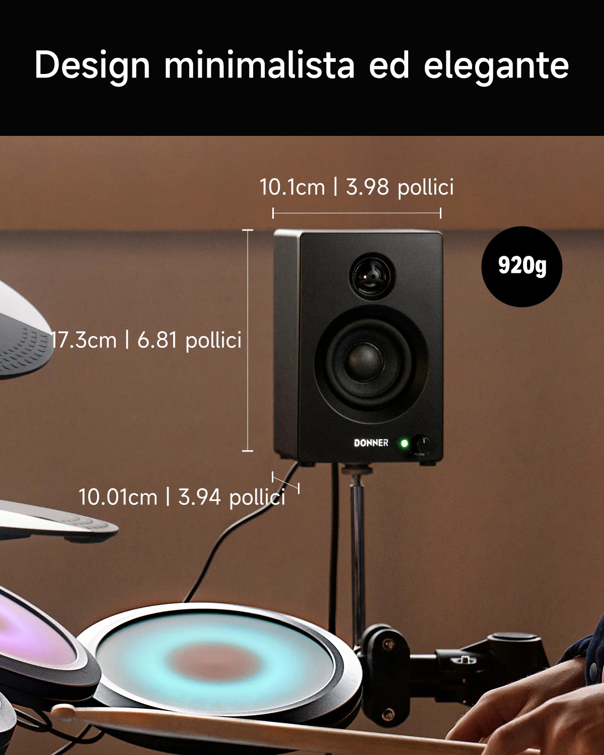 Donner DDA-20SE Altoparlante monitor per batteria - Image 6