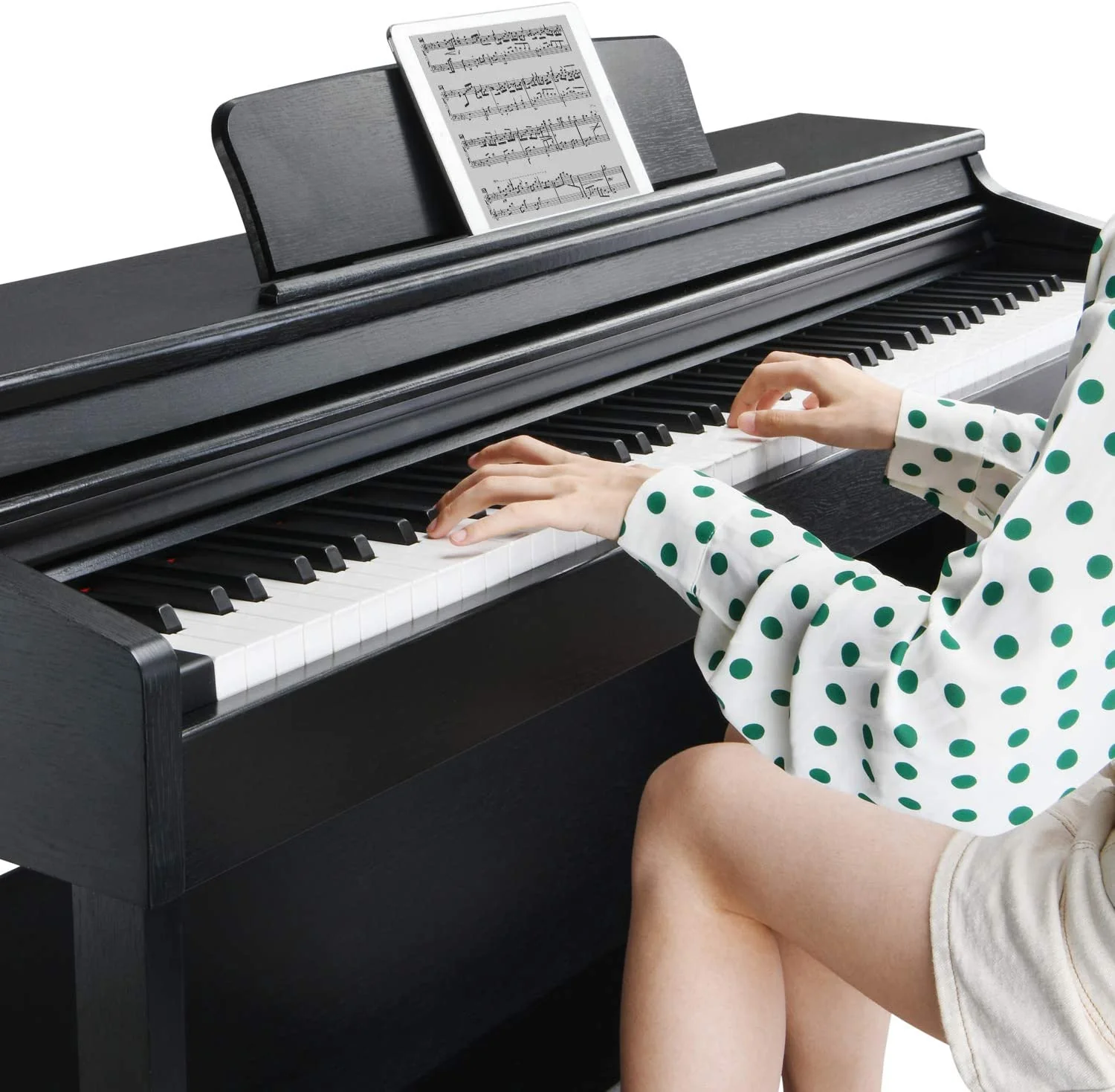 Donner DDP-100 Pianoforte digitale bianco con tastiera pesata - Image 11