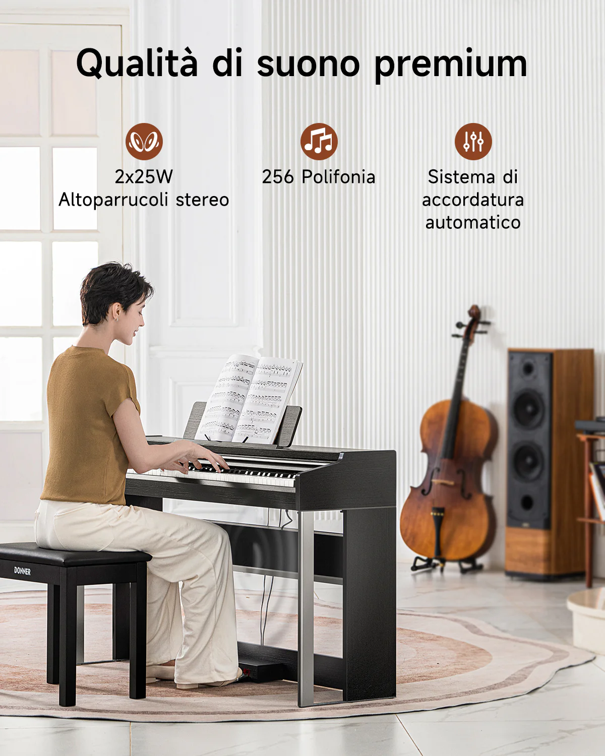 Donner DDP-200 PRO Pianoforte digitale - Image 20
