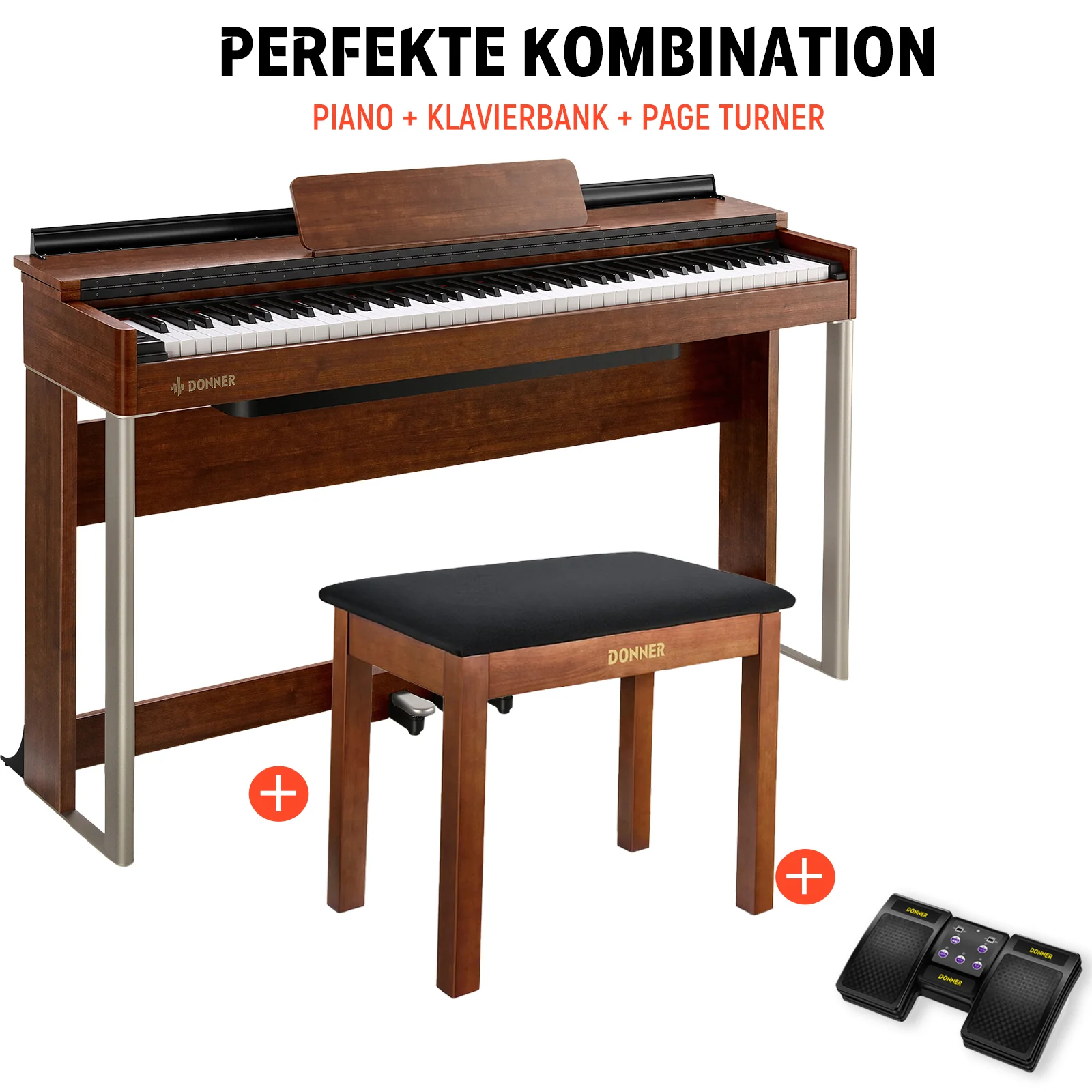 Donner DDP-200 Pianoforte Digitale con Azione a Martello Graduale - Image 3