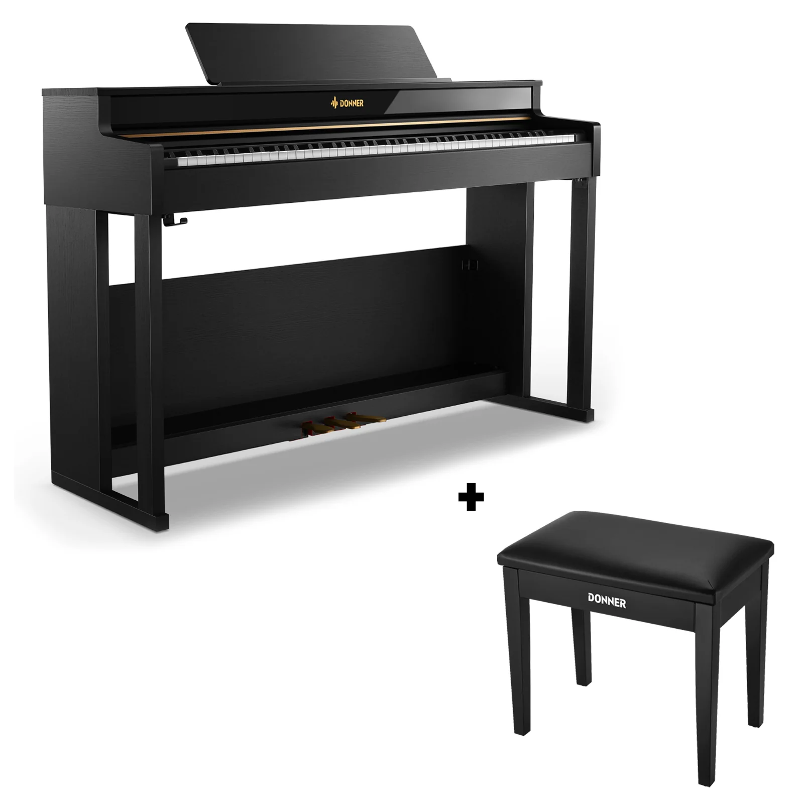 Donner DDP-400 Premium Pianoforte digitale verticale - Image 13