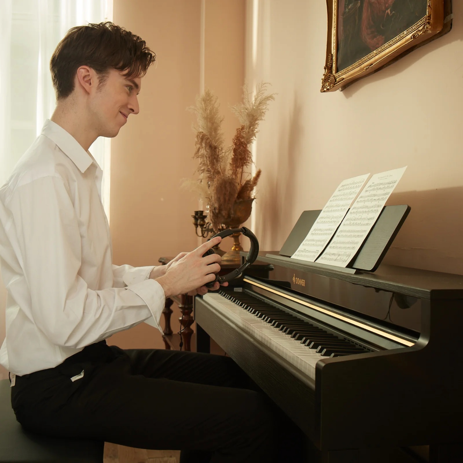 Donner DDP-400 Premium Pianoforte digitale verticale - Image 3