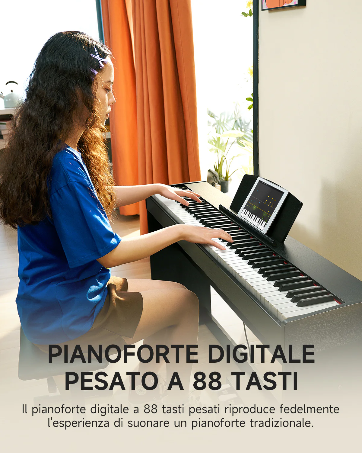 Donner DDP-50 pianoforte digitale pesato a 88 tasti - Image 12
