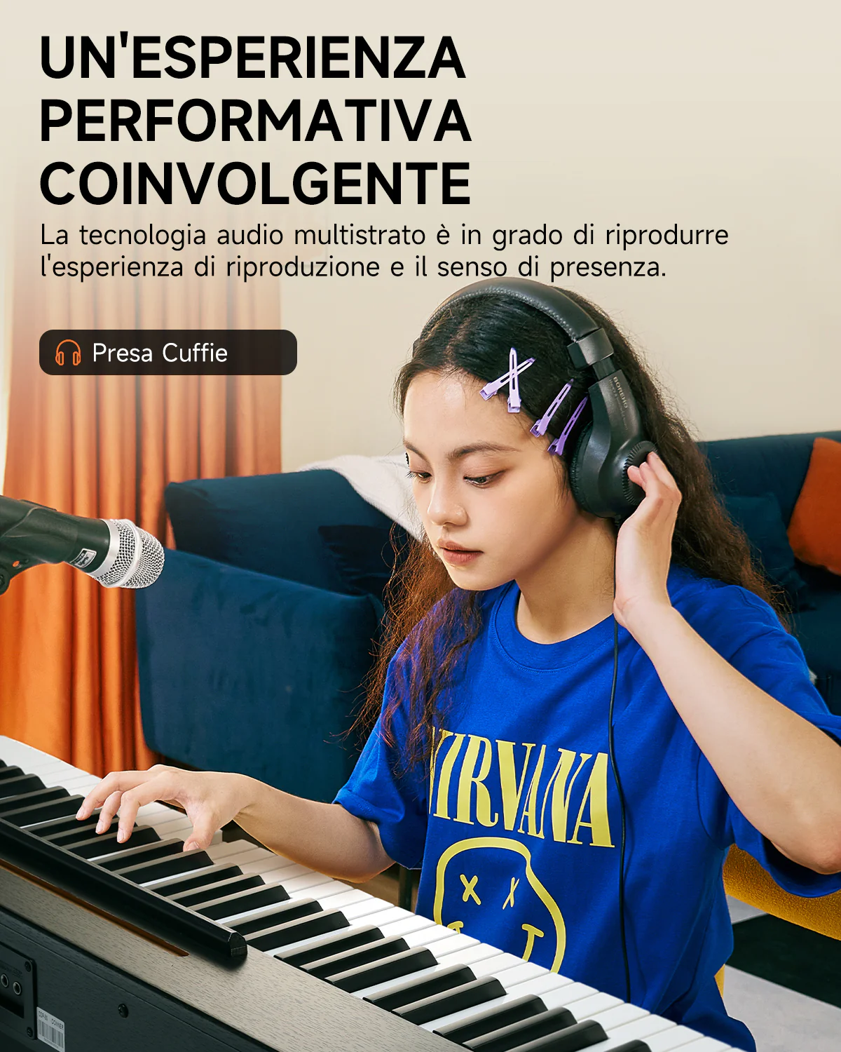 Donner DDP-50 pianoforte digitale pesato a 88 tasti - Image 13