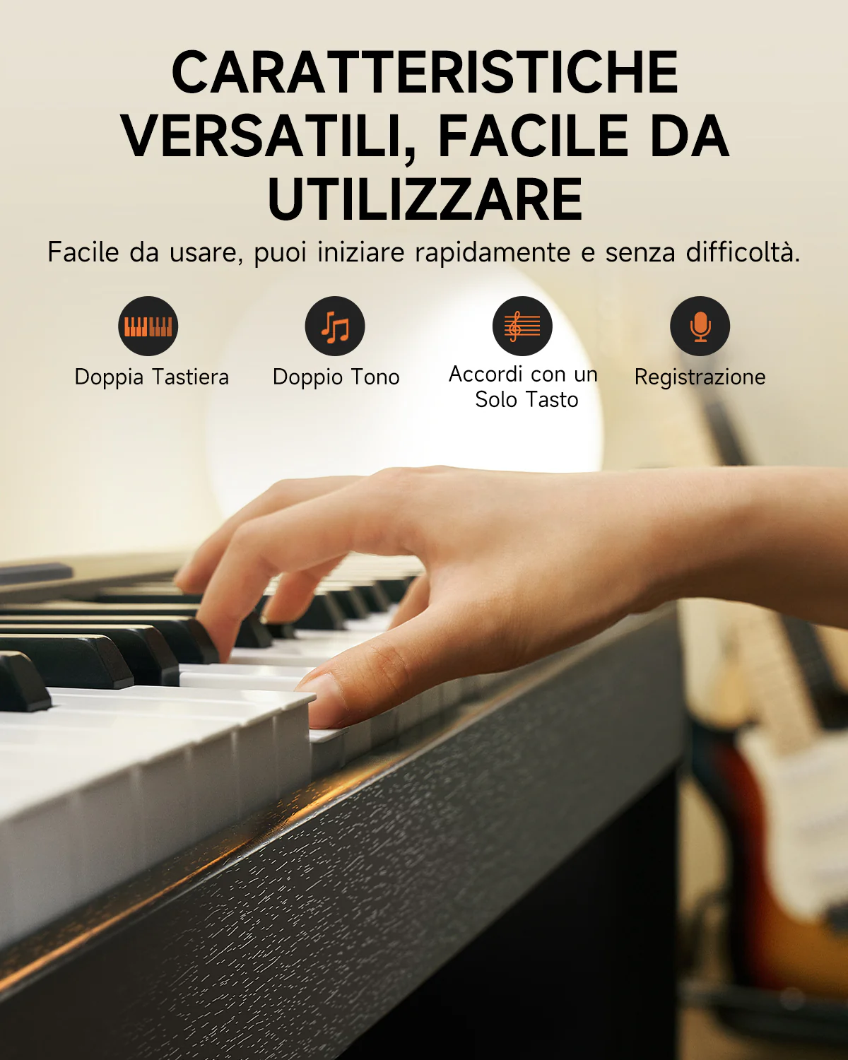 Donner DDP-50 pianoforte digitale pesato a 88 tasti - Image 9