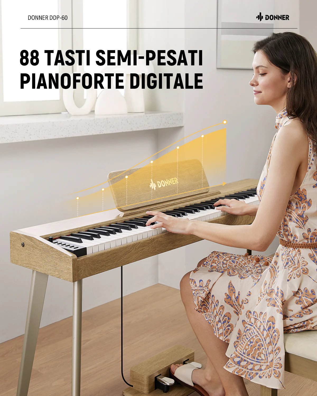 Donner DDP-60  tastiera semipesata - Image 12