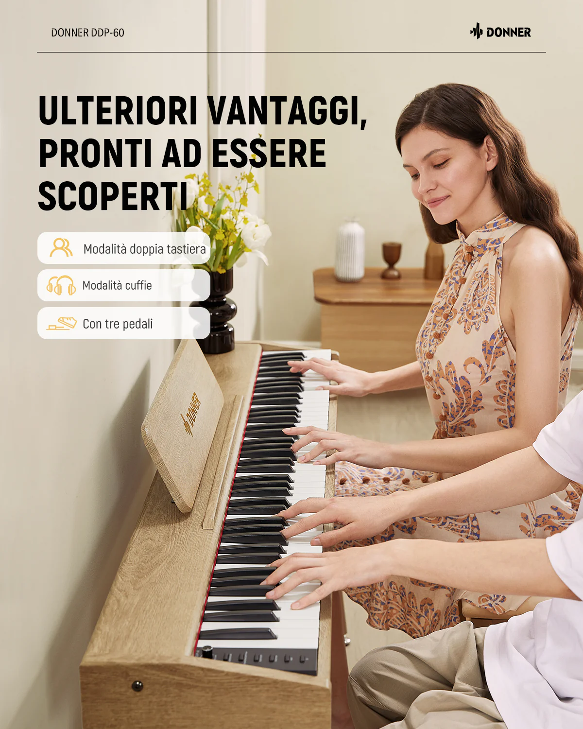 Donner DDP-60  tastiera semipesata - Image 13