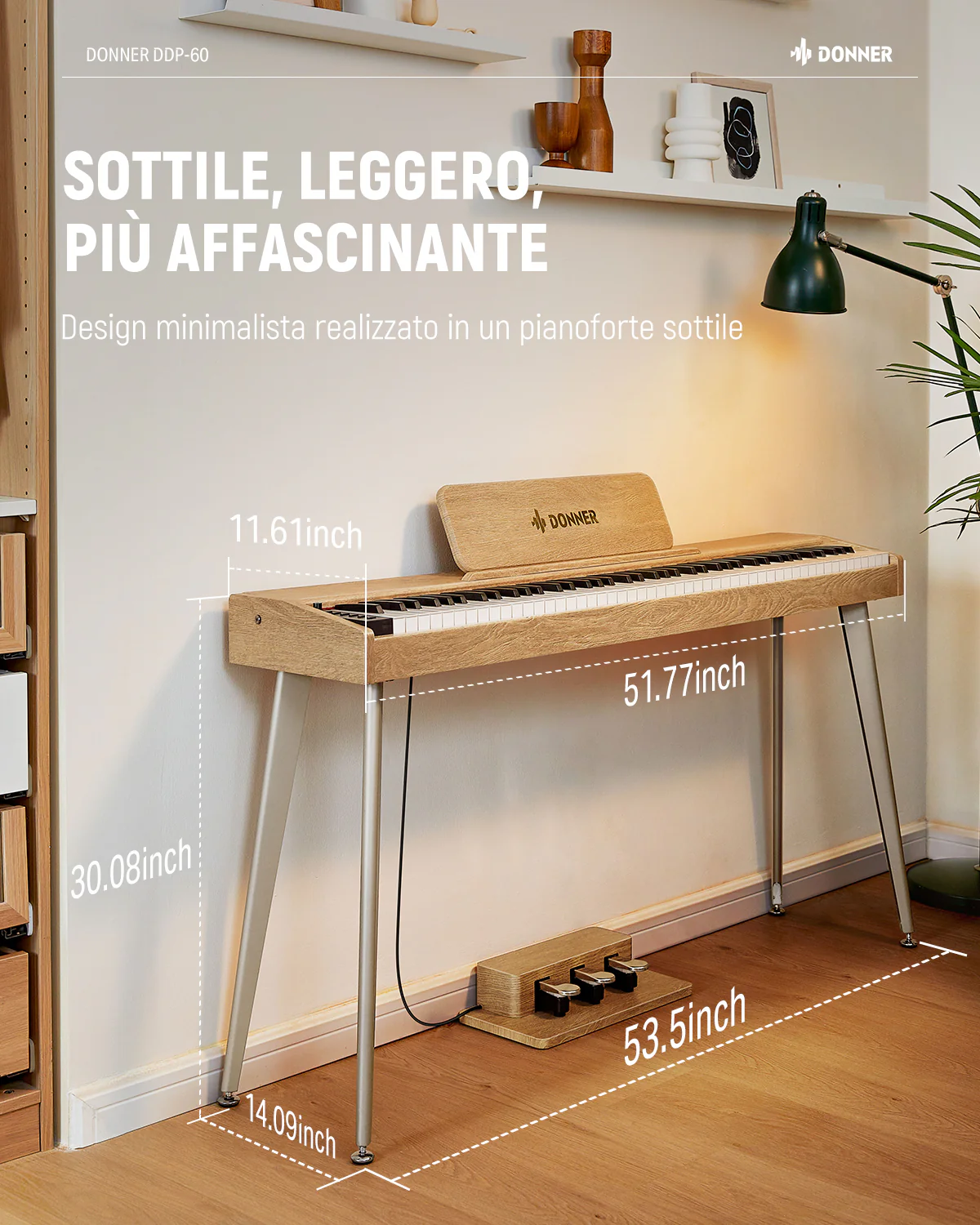 Donner DDP-60  tastiera semipesata - Image 16