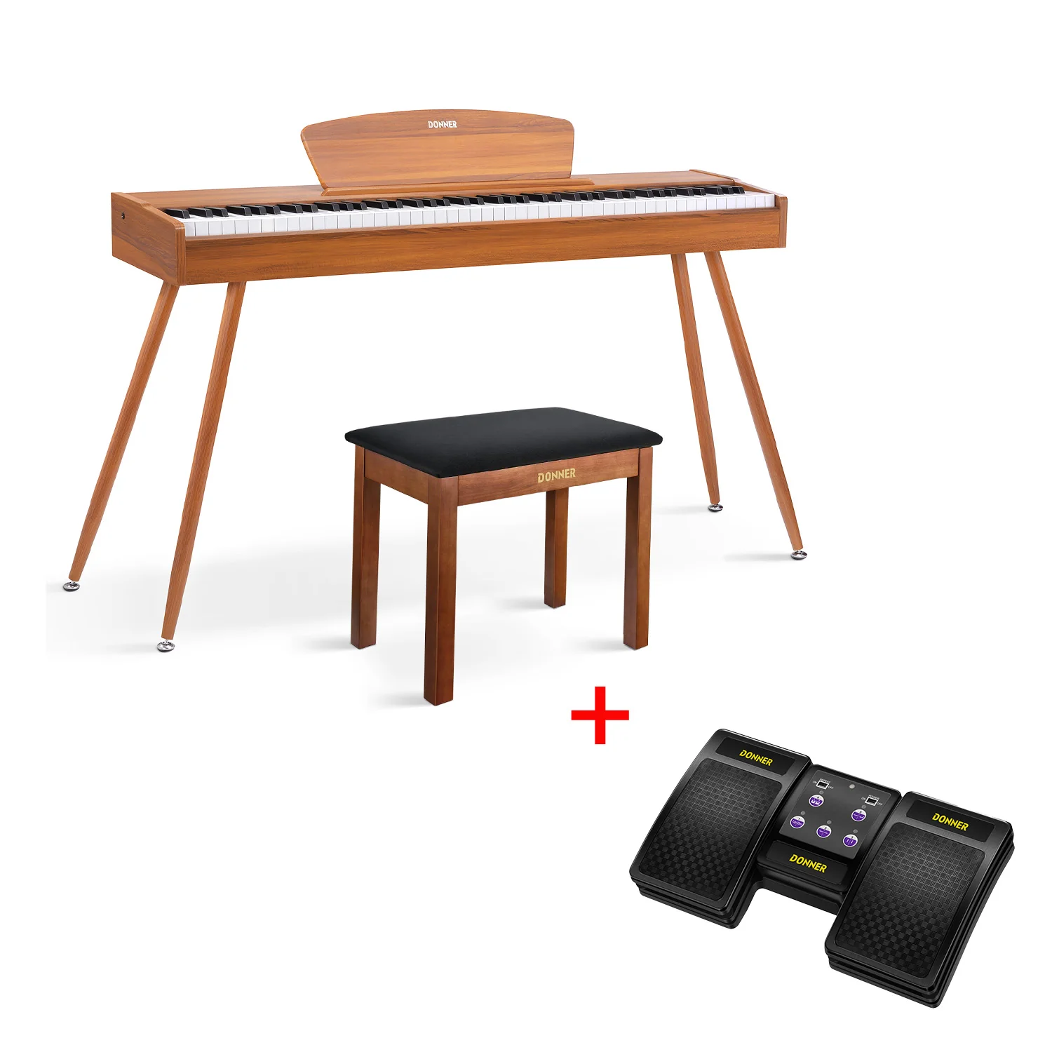 Donner DDP-80 tastiera fully weighted in legno - Image 10