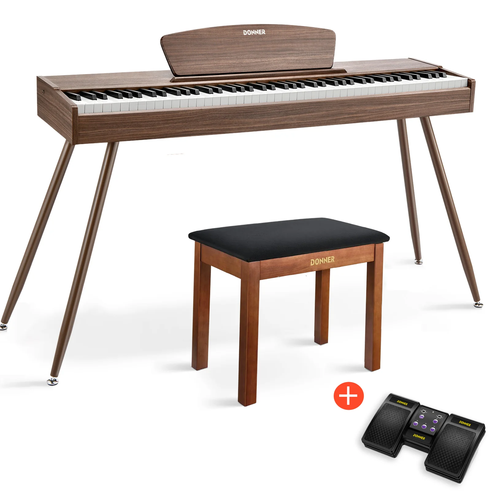 Donner DDP-80 tastiera fully weighted in legno - Image 16