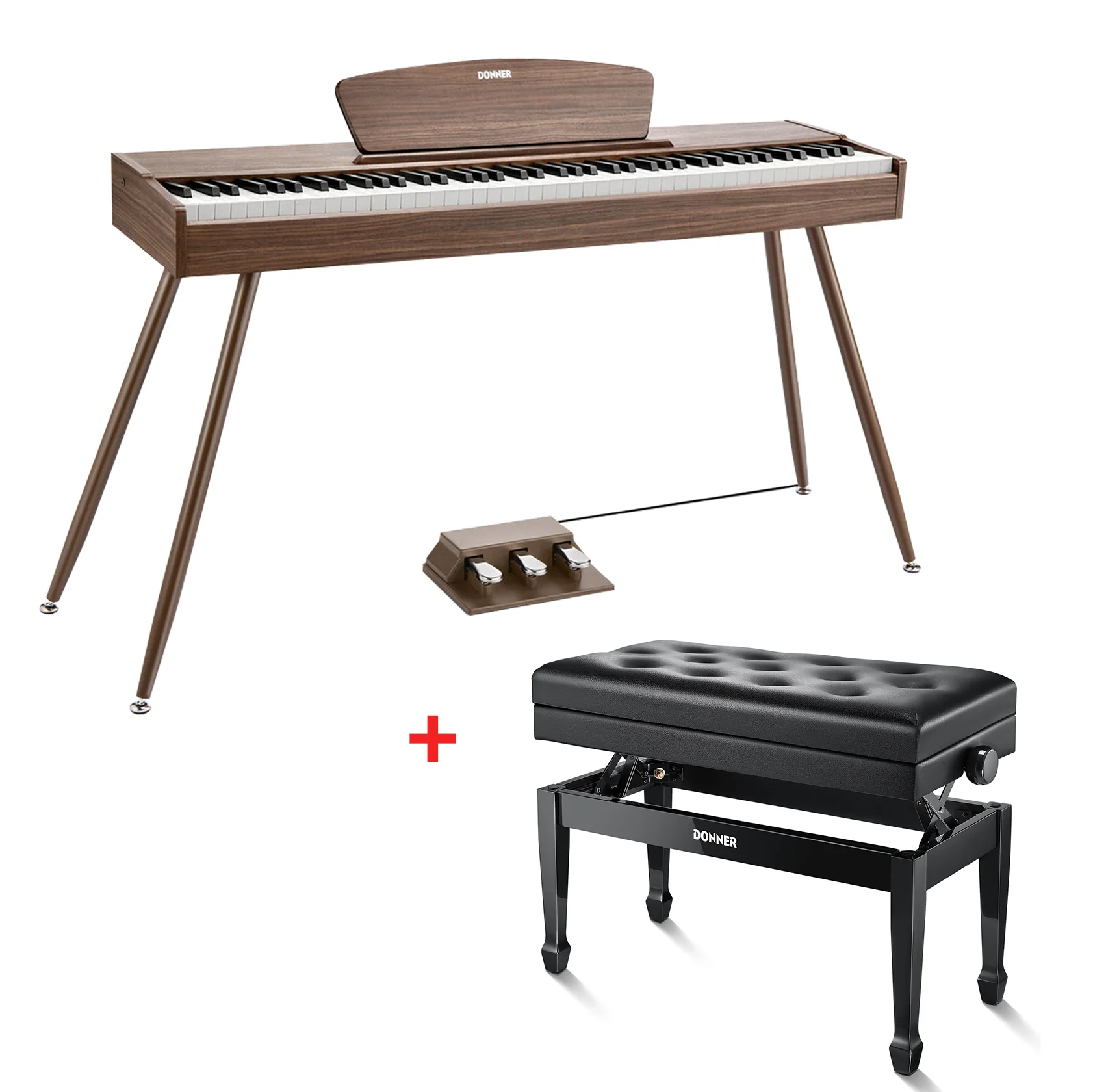 Donner DDP-80 tastiera fully weighted in legno - Image 17