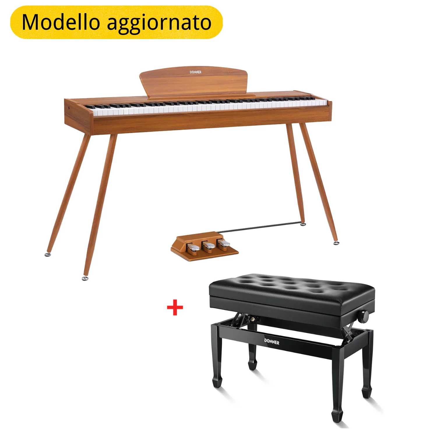 Donner DDP-80 tastiera fully weighted in legno - Image 21