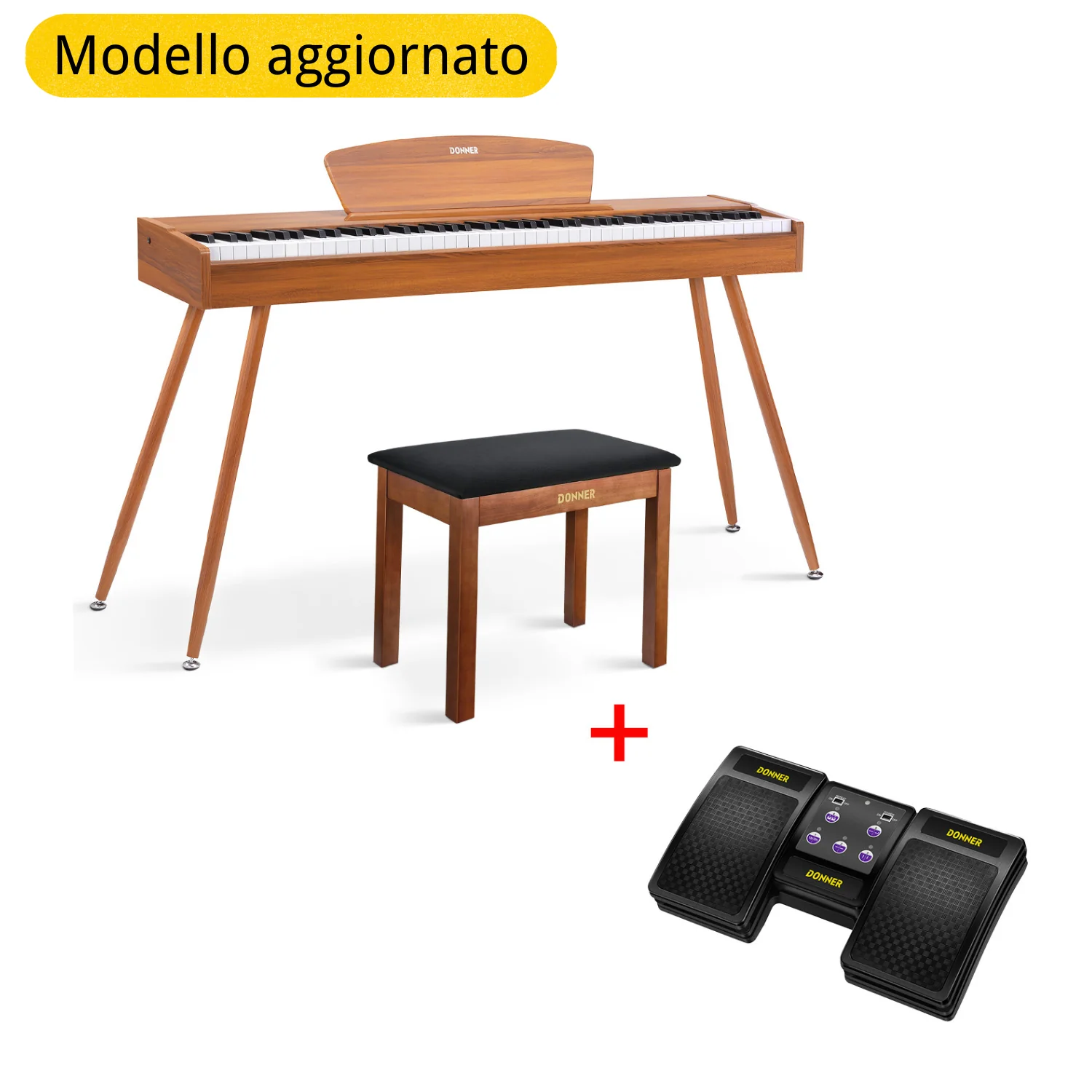 Donner DDP-80 tastiera fully weighted in legno - Image 24