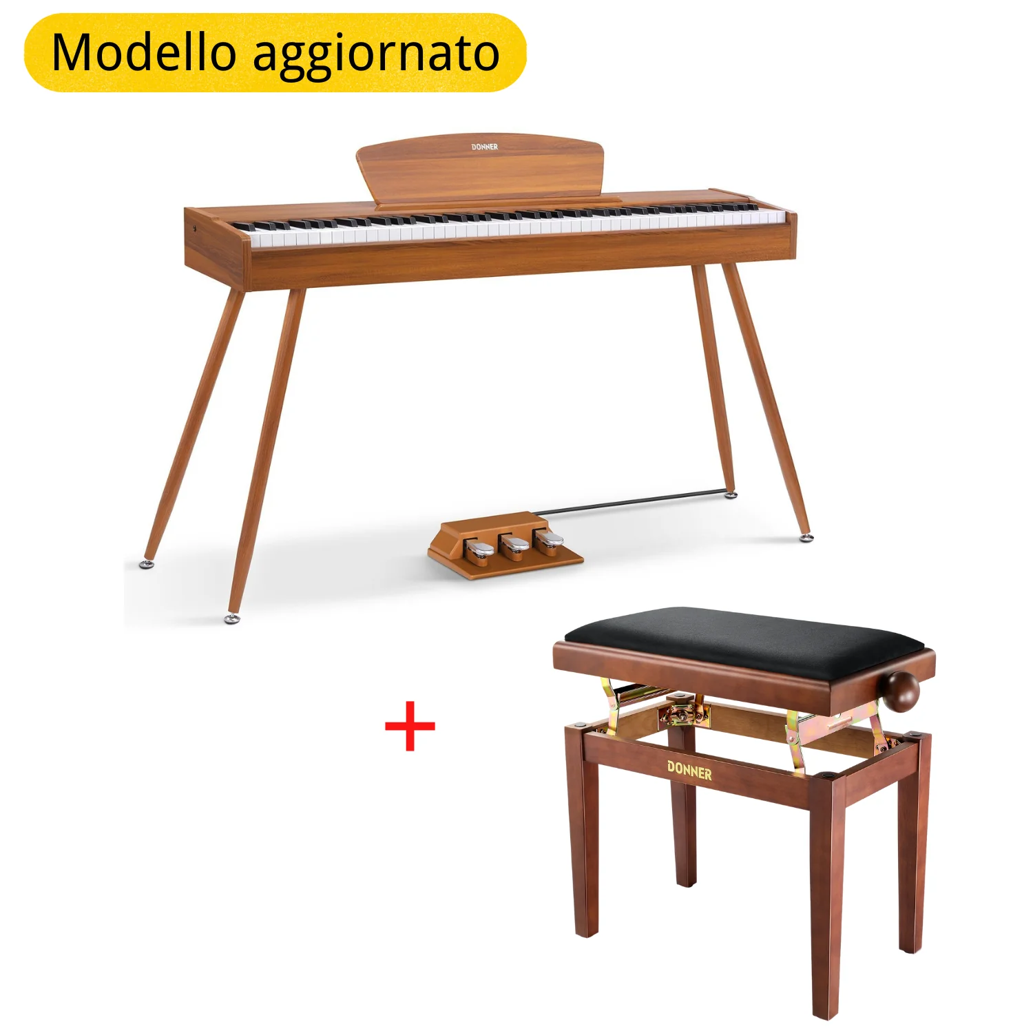 Donner DDP-80 tastiera fully weighted in legno - Image 25