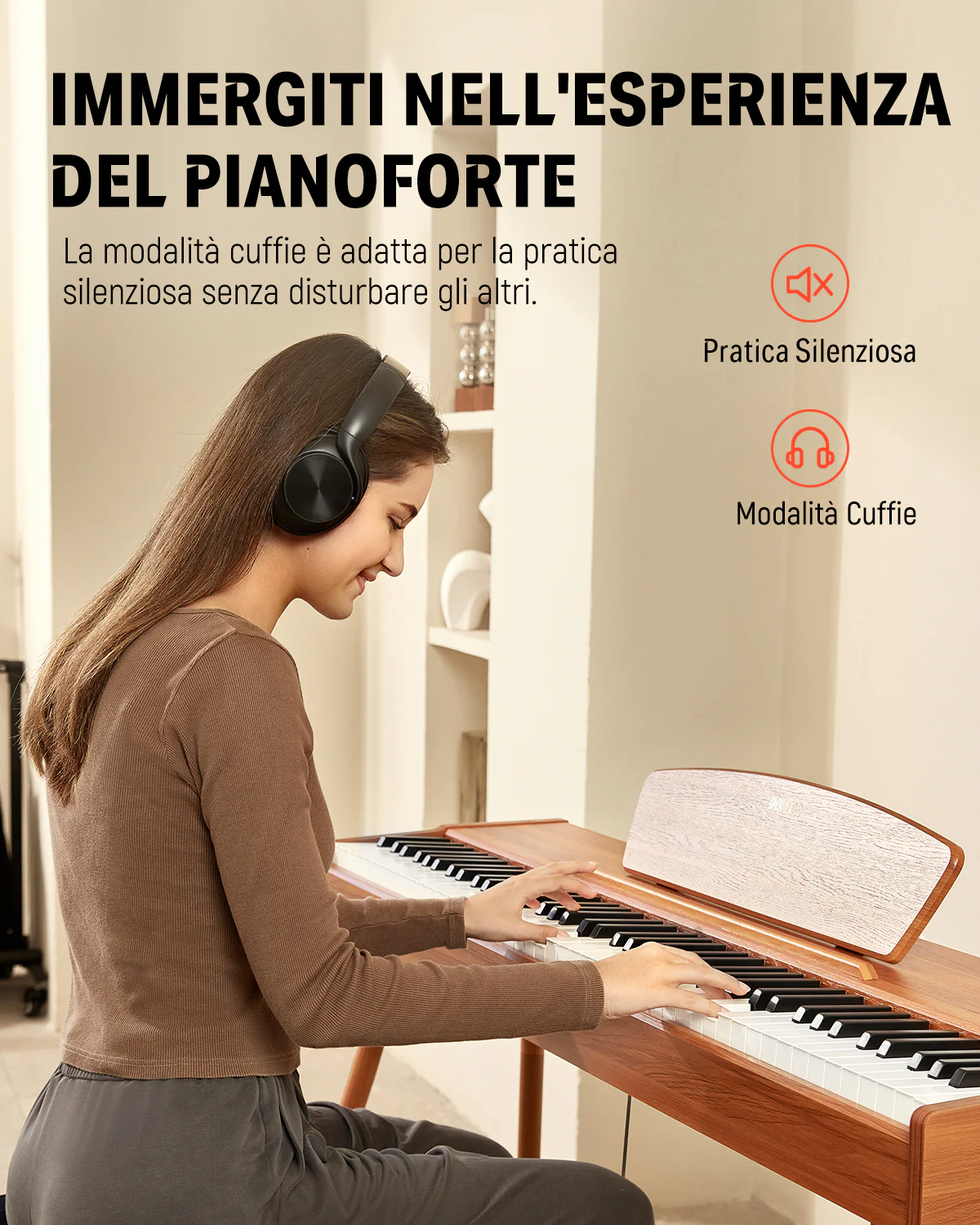 Donner DDP-80 tastiera fully weighted in legno - Image 26