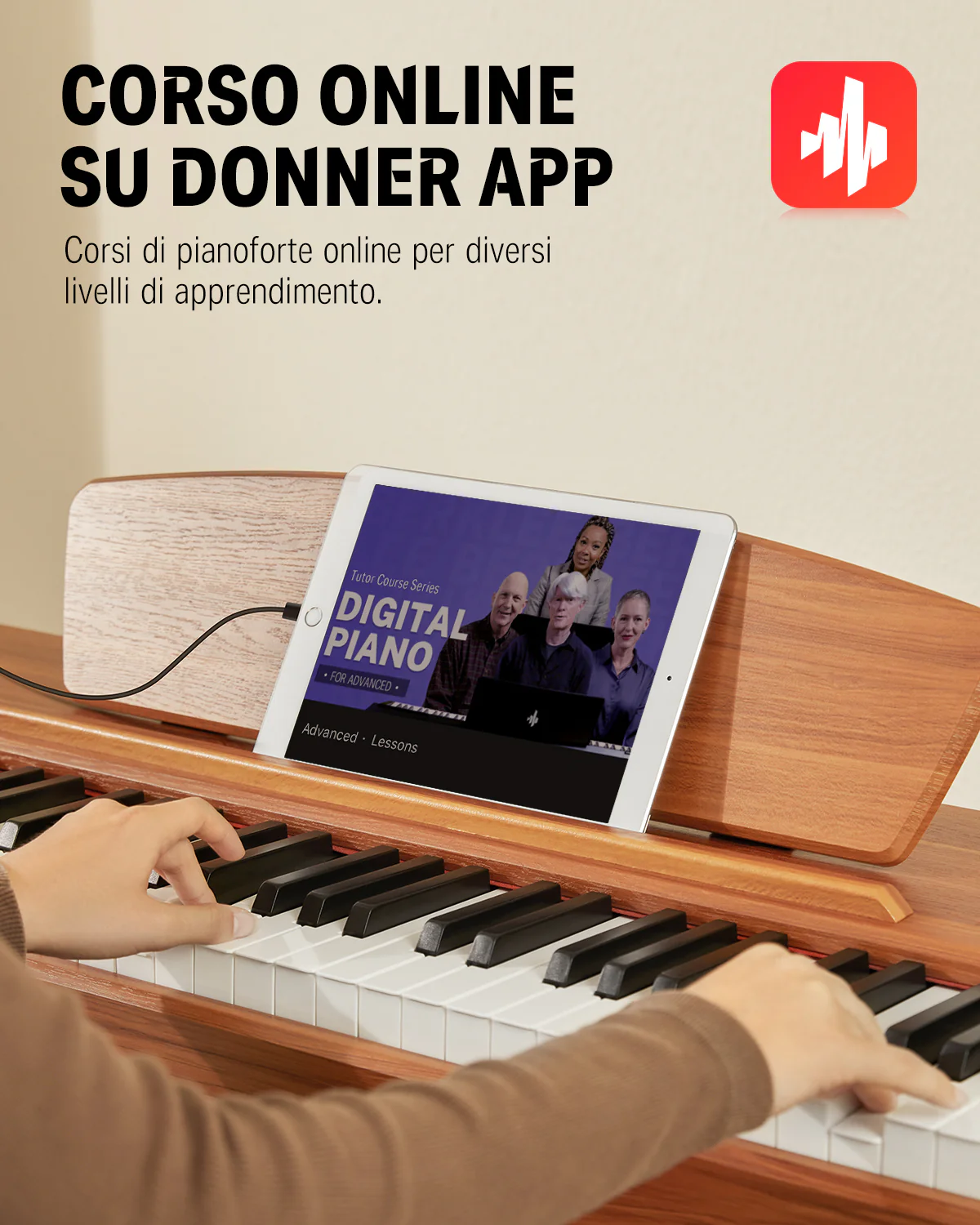 Donner DDP-80 tastiera fully weighted in legno - Image 29