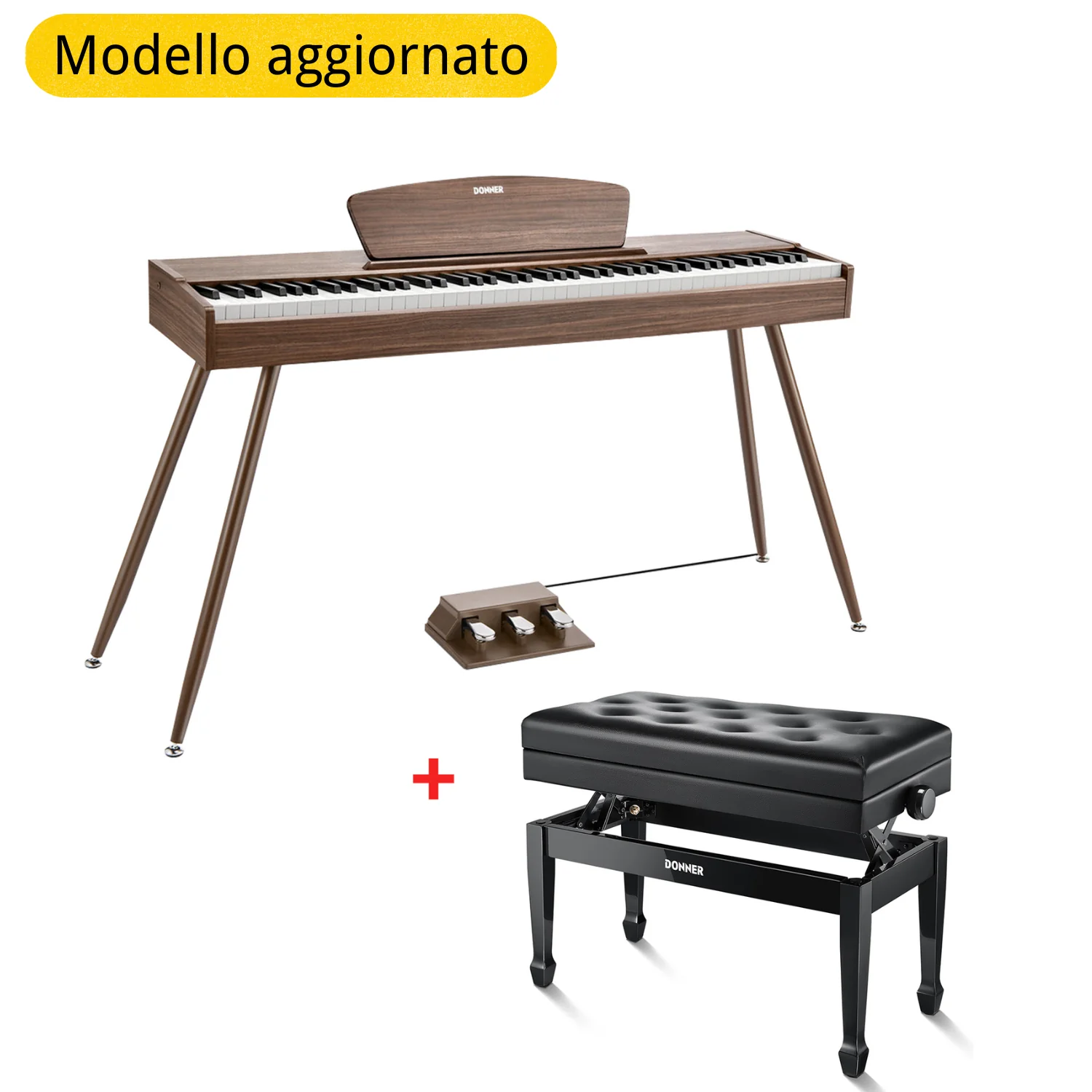 Donner DDP-80 tastiera fully weighted in legno - Image 36
