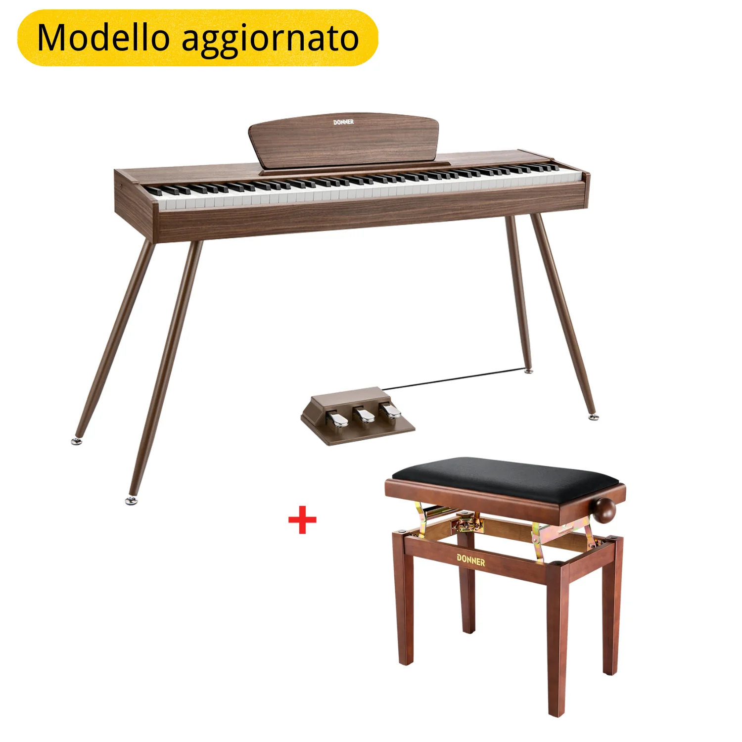 Donner DDP-80 tastiera fully weighted in legno - Image 38