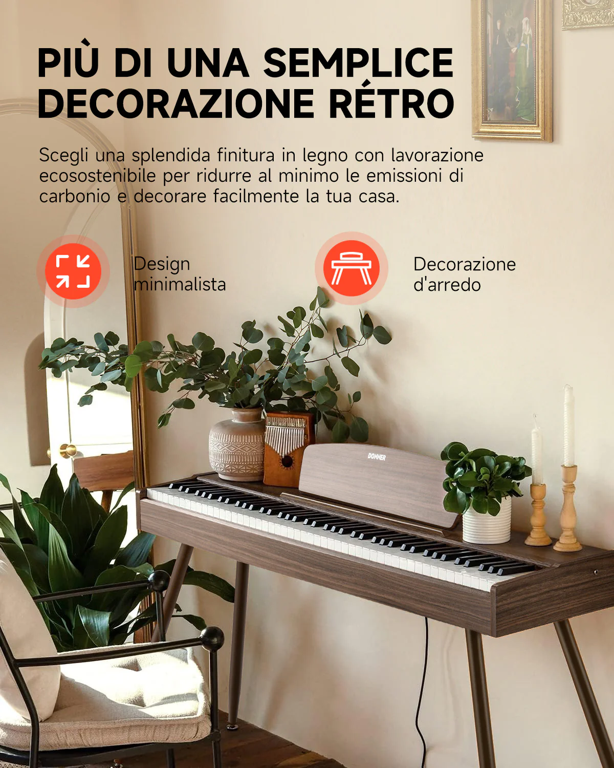 Donner DDP-80 tastiera fully weighted in legno - Image 43