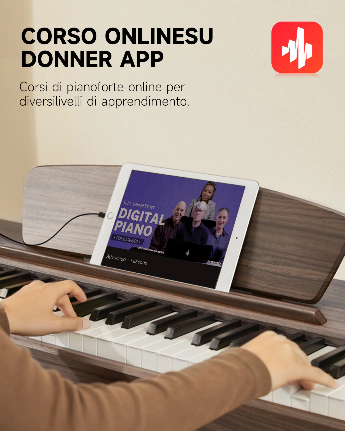 Donner DDP-80 tastiera fully weighted in legno - Image 45