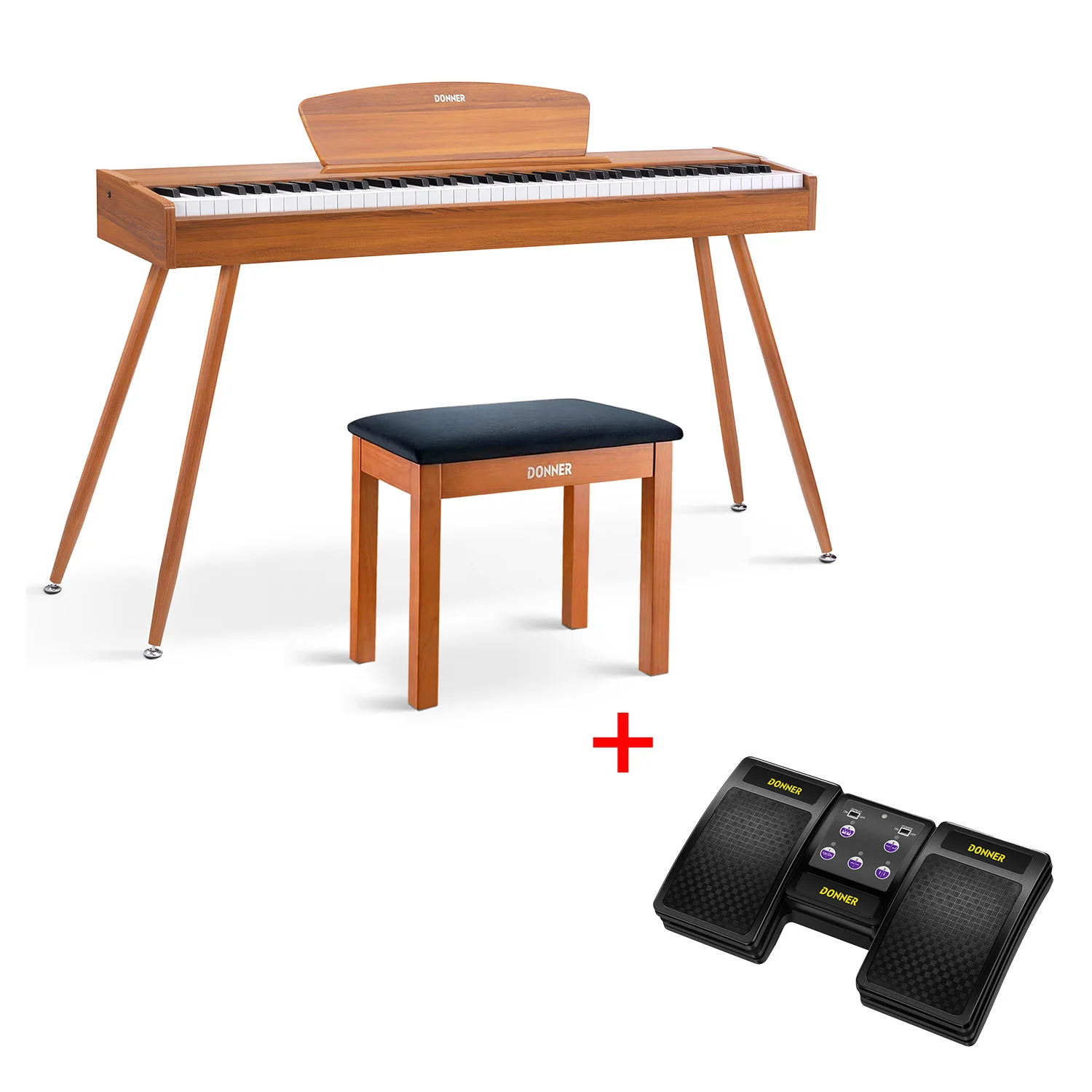 Donner DDP-80 tastiera fully weighted in legno - Image 9