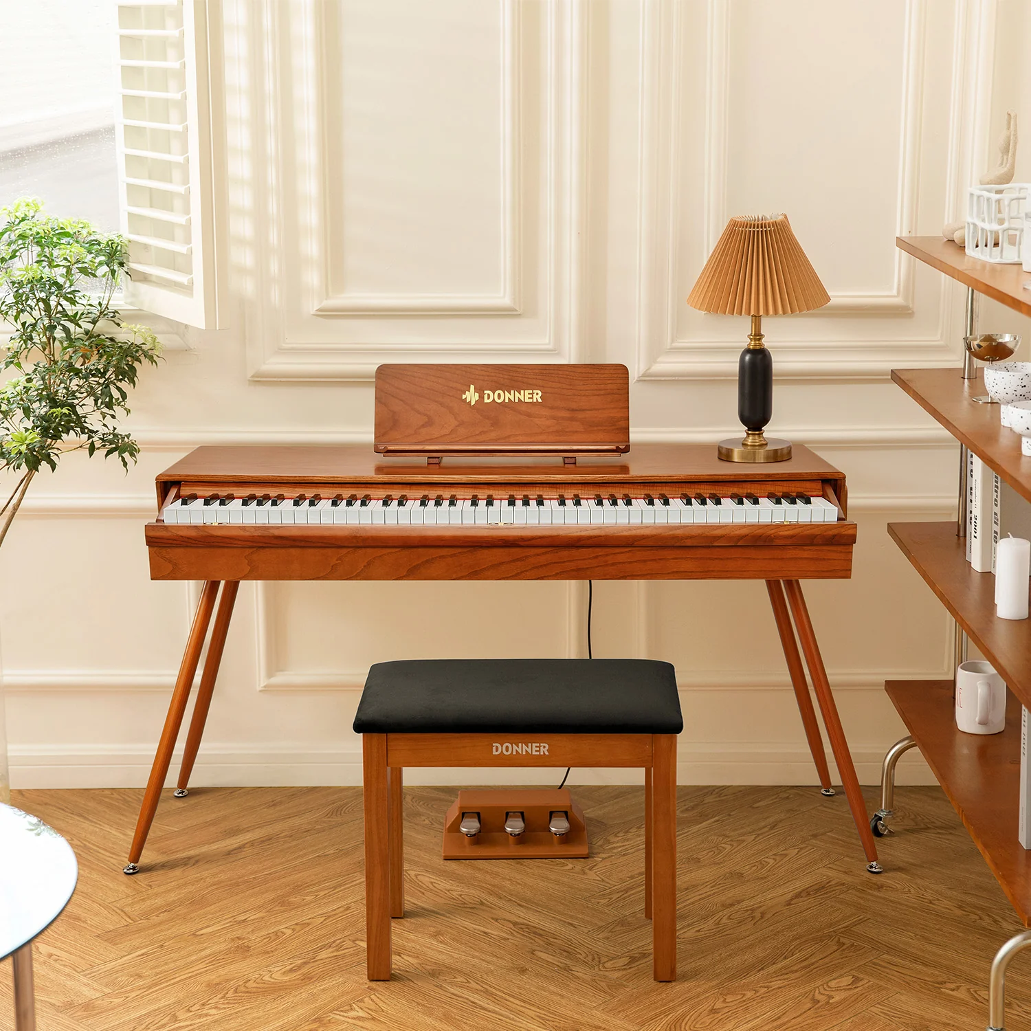 Donner DDP-80 Pro Pianoforte digitale con design retrò - Image 13