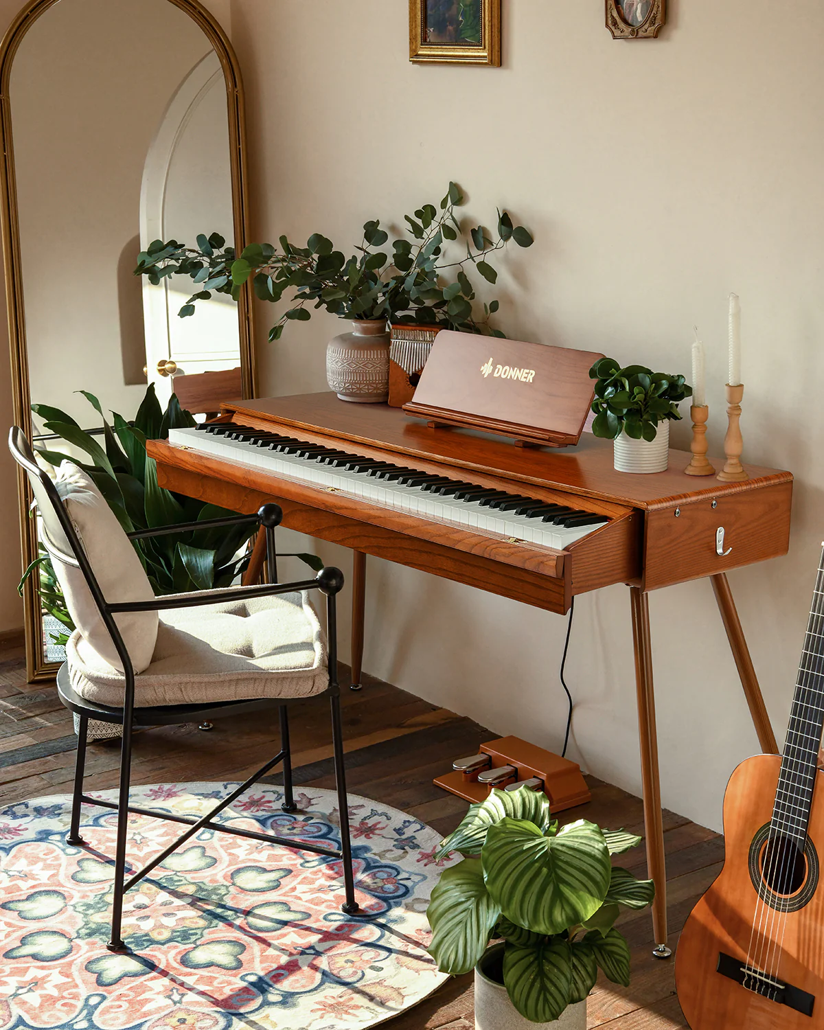 Donner DDP-80 Pro Pianoforte digitale con design retrò - Image 16