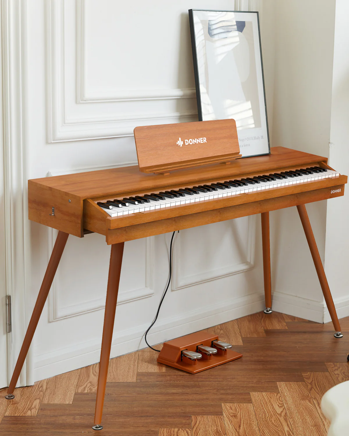 Donner DDP-80 Pro Pianoforte digitale con design retrò - Image 18