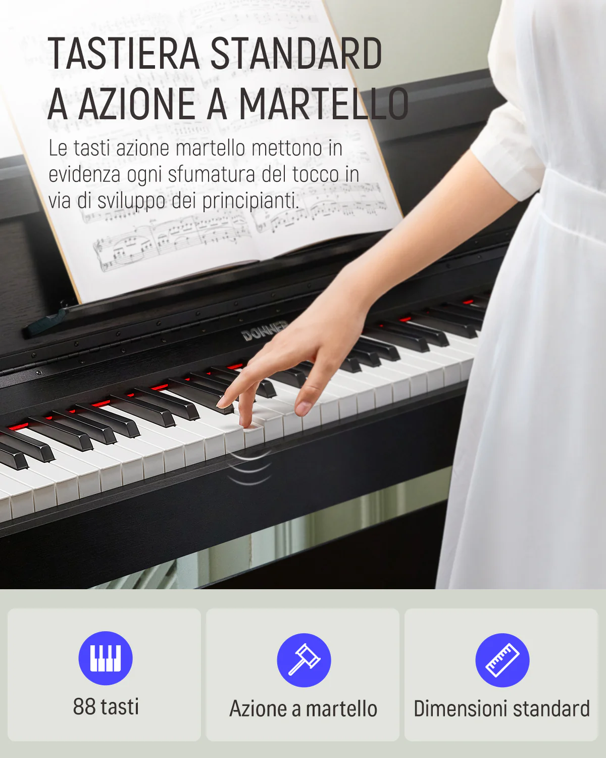 Donner DDP-90 Pianoforte digitale - Image 8