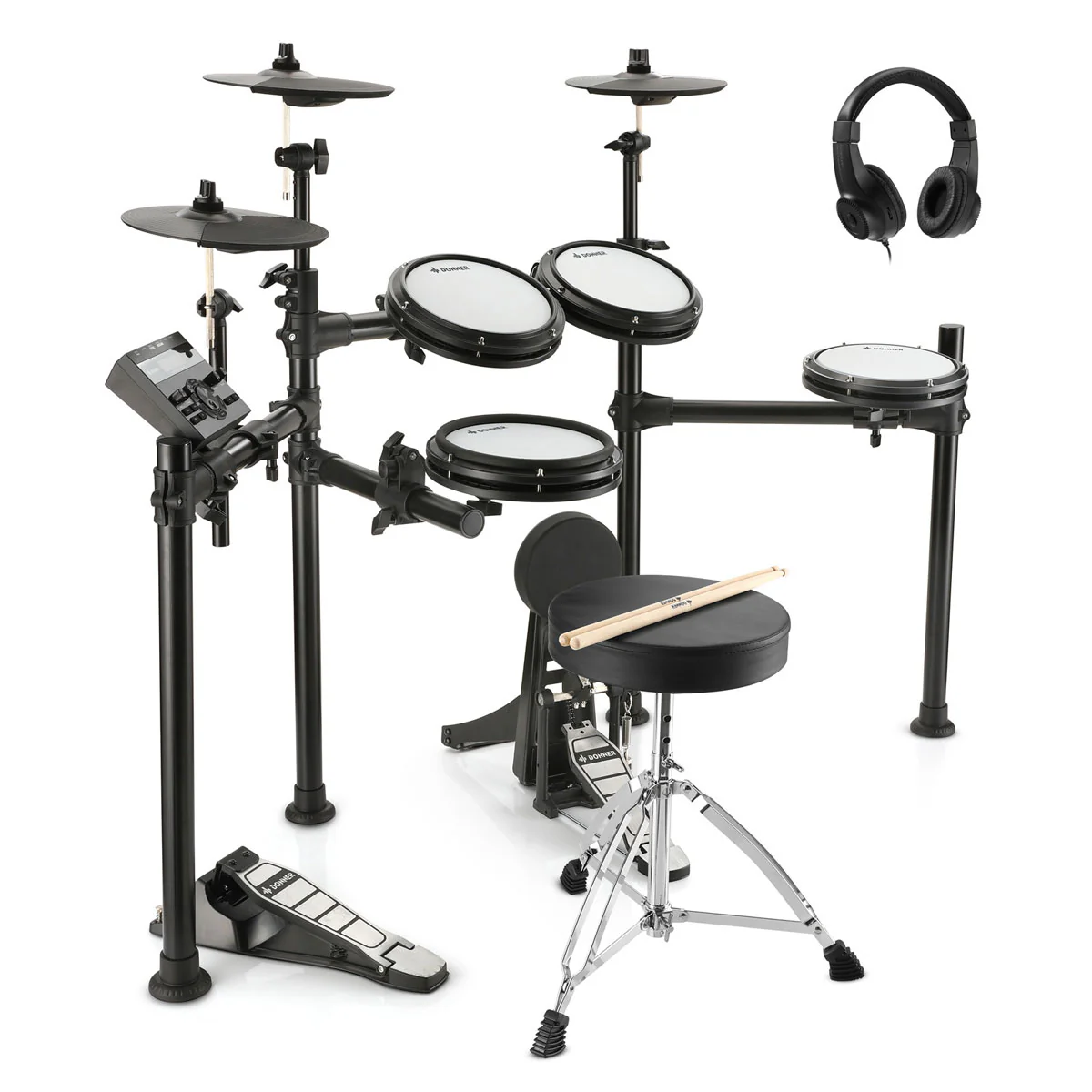 Donner DED-200 batteria elettronica con 5 tamburi 3 e 4 piatti - Image 8