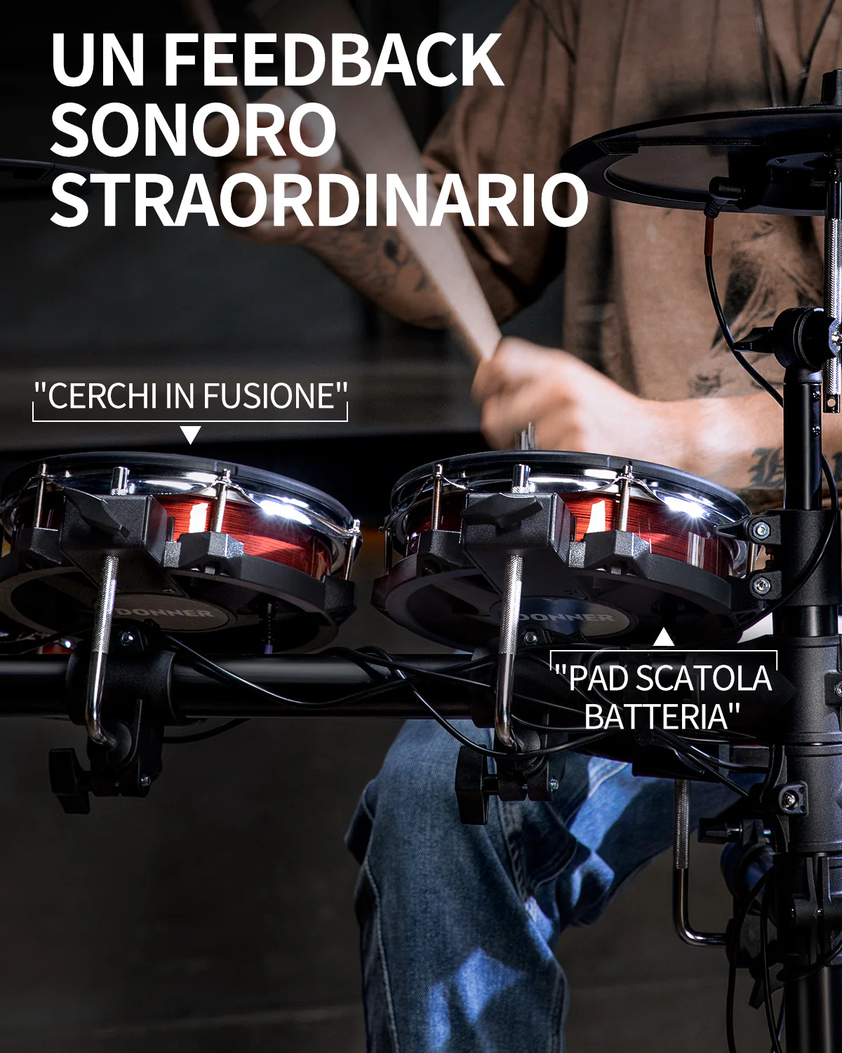 Donner DED-200 MAX  Batteria Elettronica - Image 3