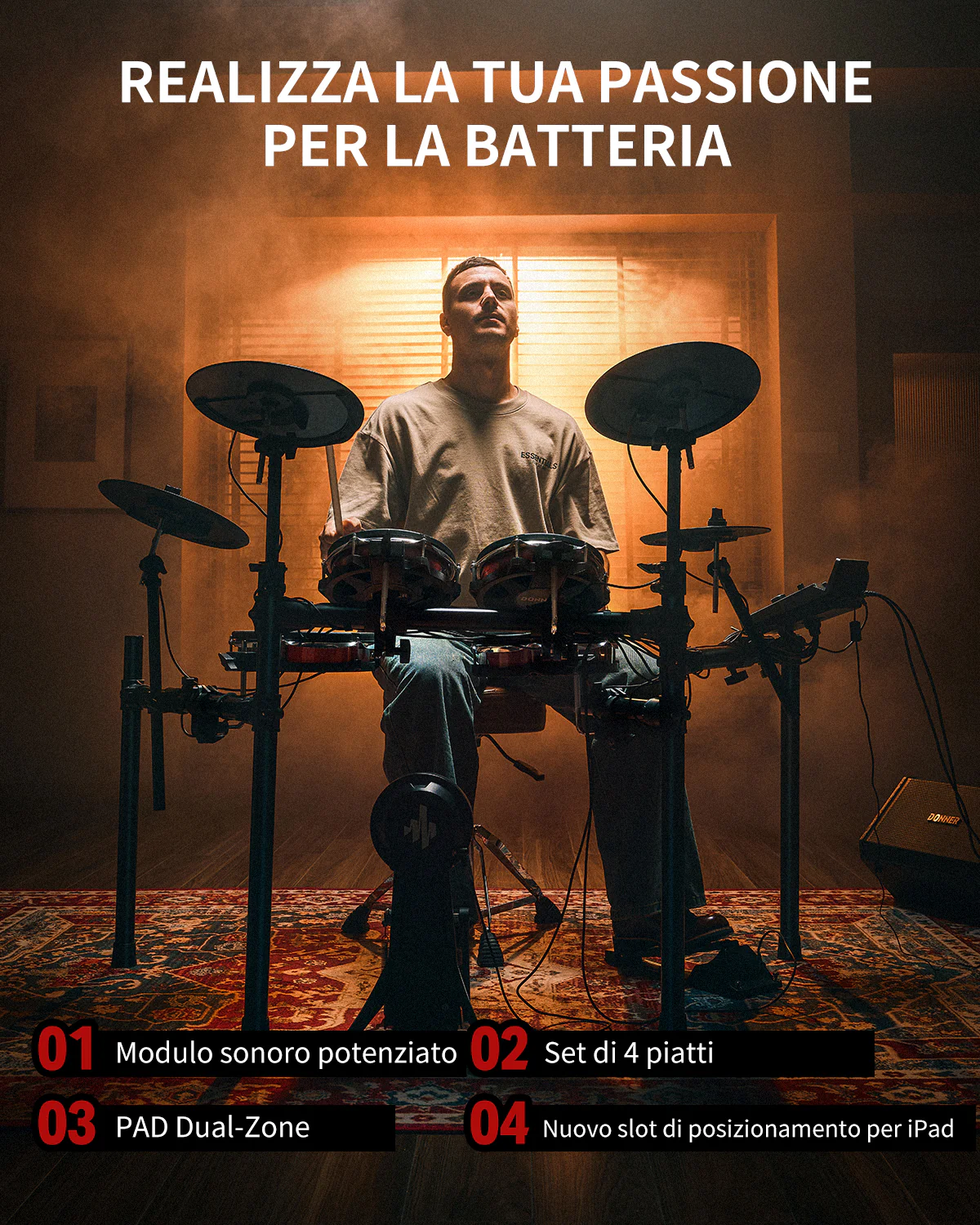 Donner DED-300X Batteria elettronica - Image 3