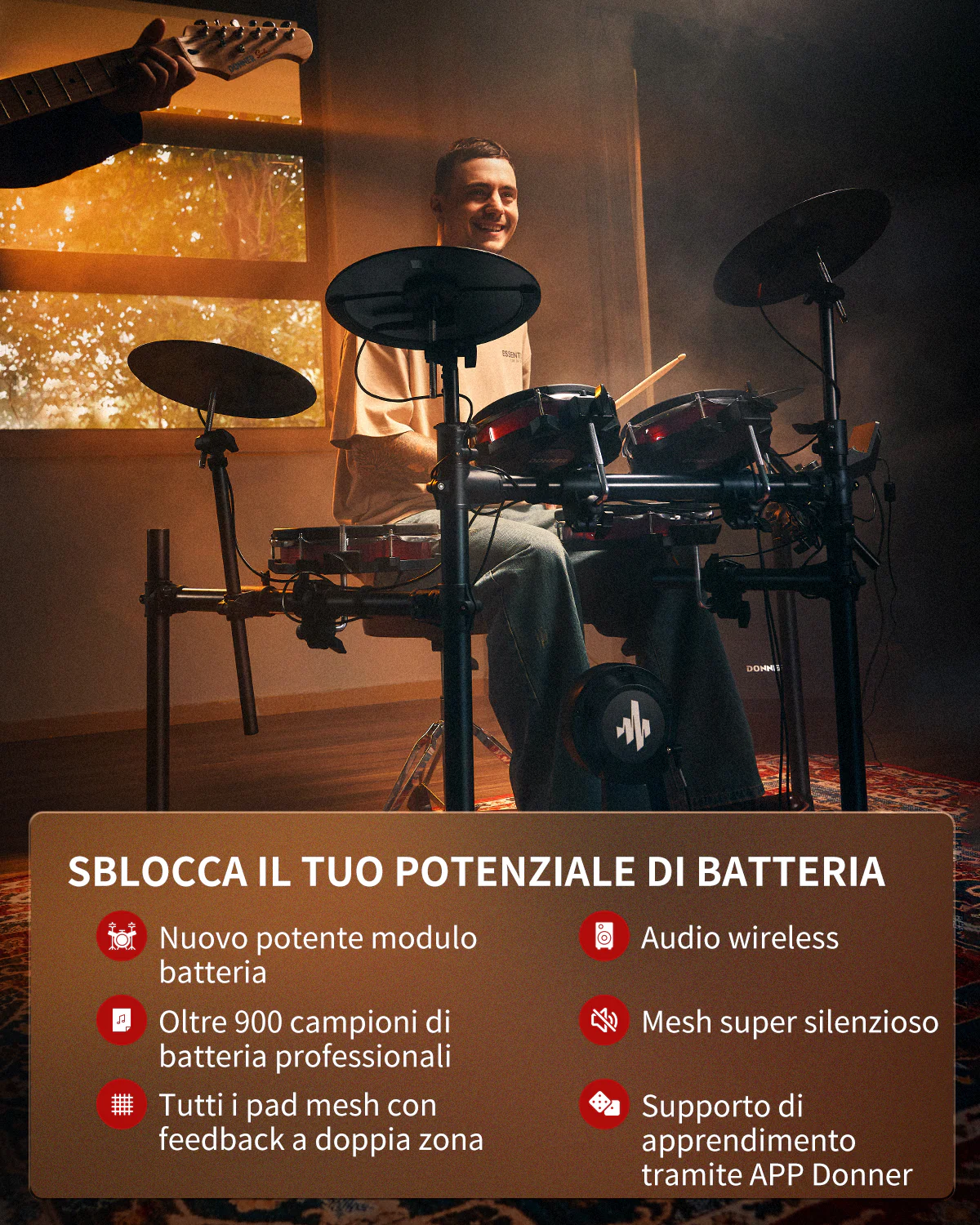 Donner DED-300X Batteria elettronica - Image 5