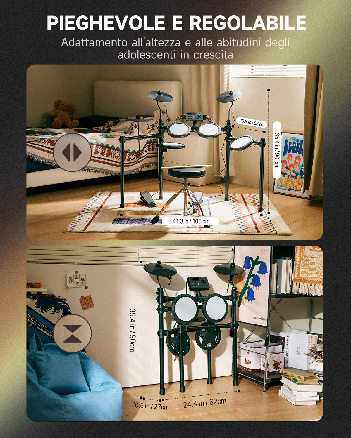 Donner DED-70  Batteria elettronica adatta a principianti e bambini - Image 8