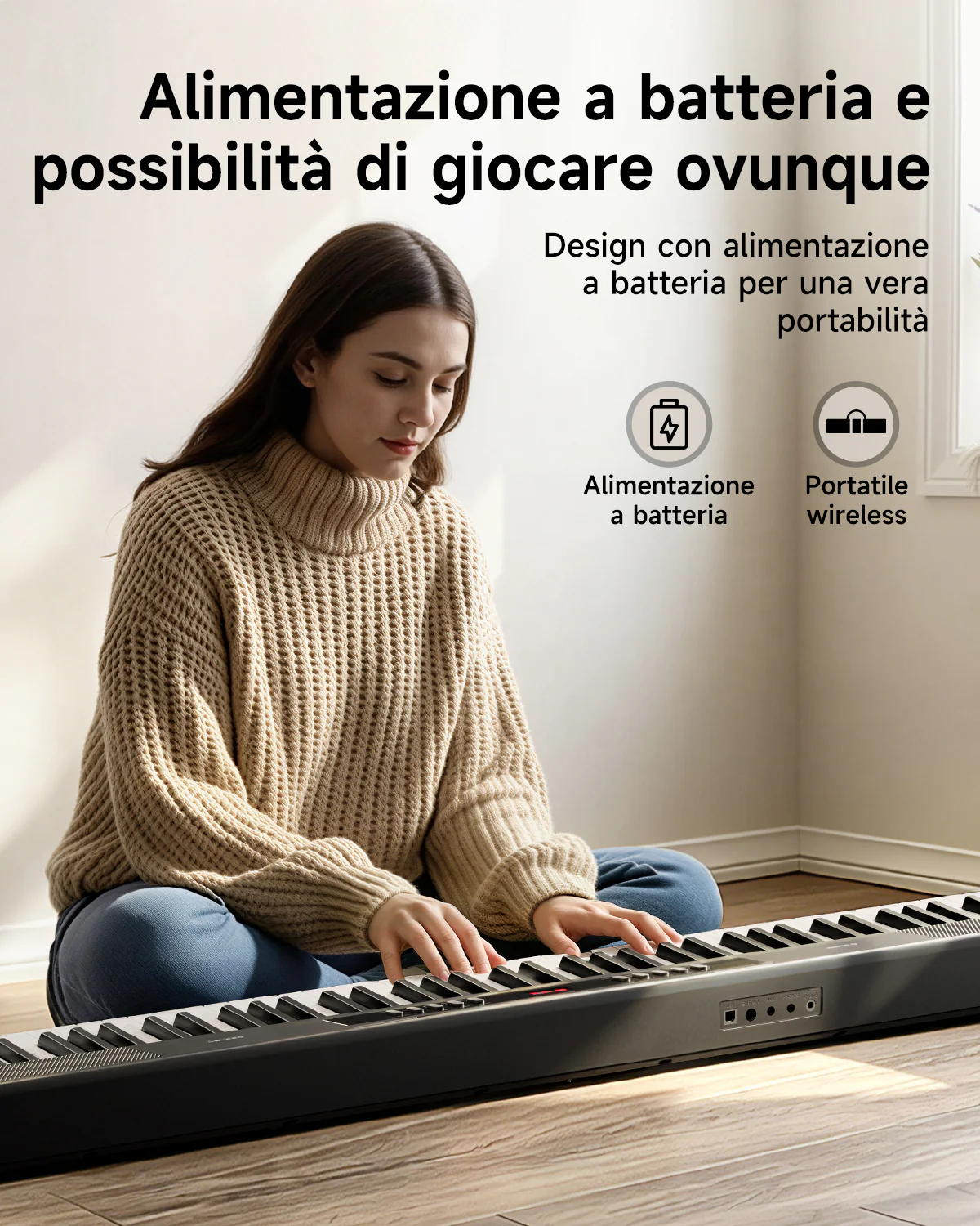 Donner DEP-07 pianoforte digitale portatile a 88 tasti semipesati - Image 11
