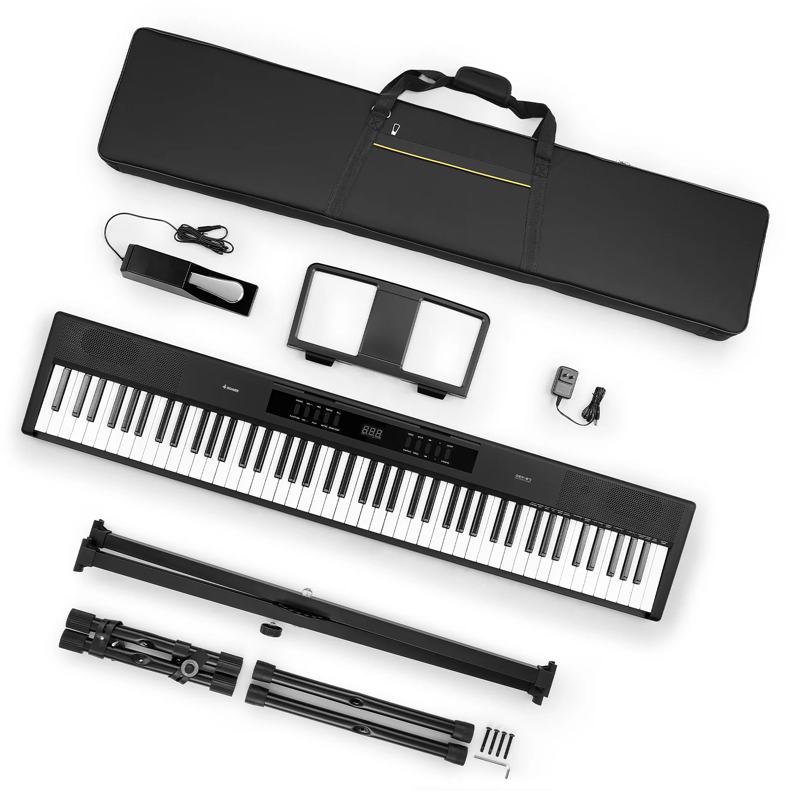 Donner DEP-07 pianoforte digitale portatile a 88 tasti semipesati - Image 3