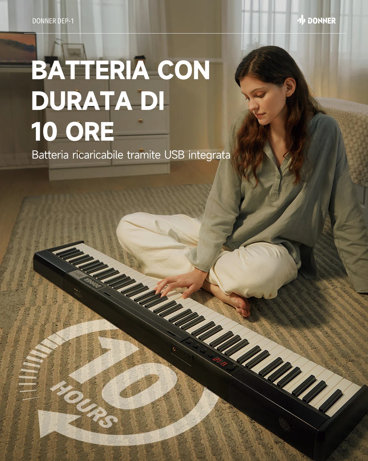 Donner DEP-1 Pianoforte digitale per principianti - Image 5