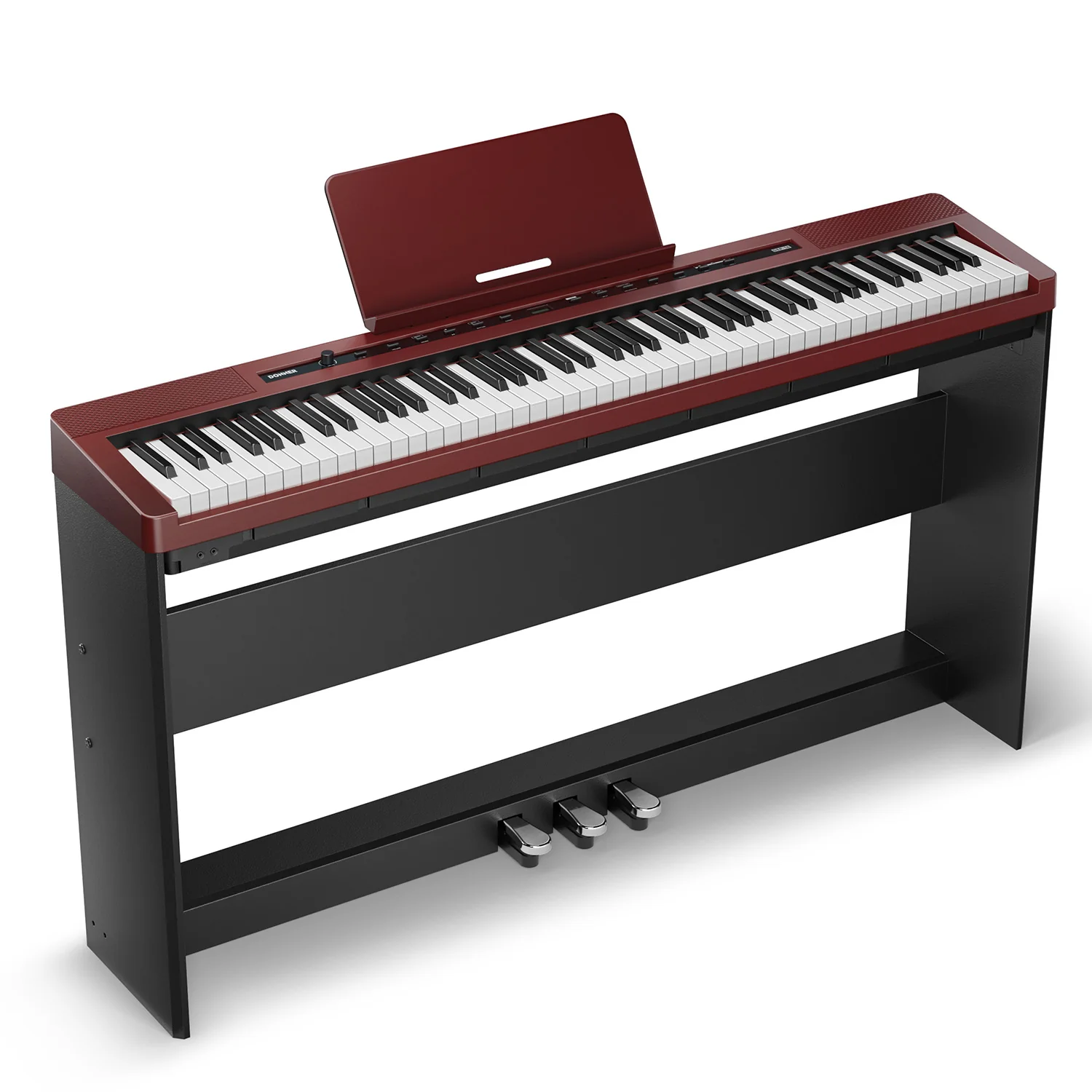Donner DEP-16S Pianoforte digitale in acciaio pesato - Image 12