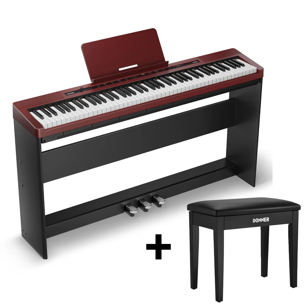 Donner DEP-16S Pianoforte digitale in acciaio pesato - Image 21