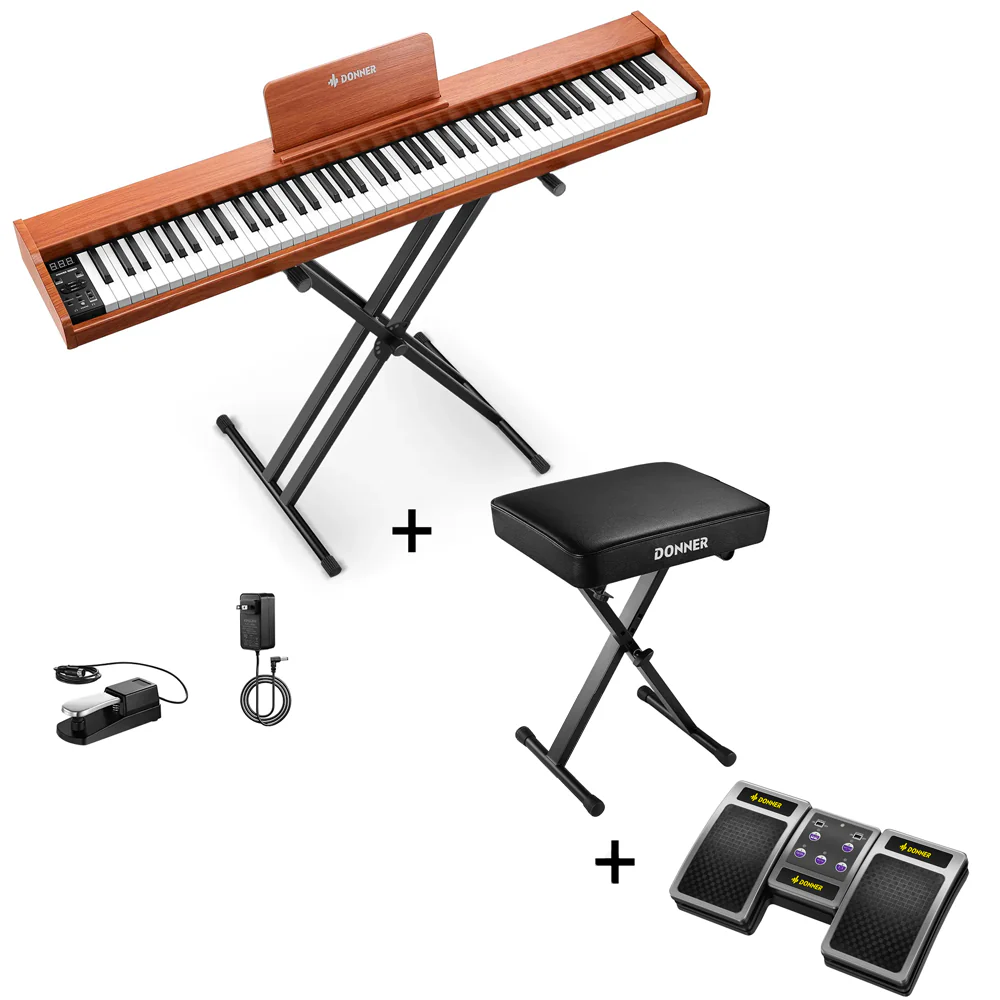 Donner DEP-1S Pianoforte digitale in  semi-pesato - Image 11