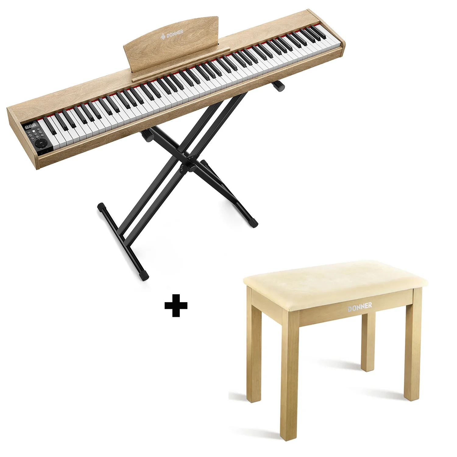 Donner DEP-1S Pianoforte digitale in  semi-pesato - Image 22