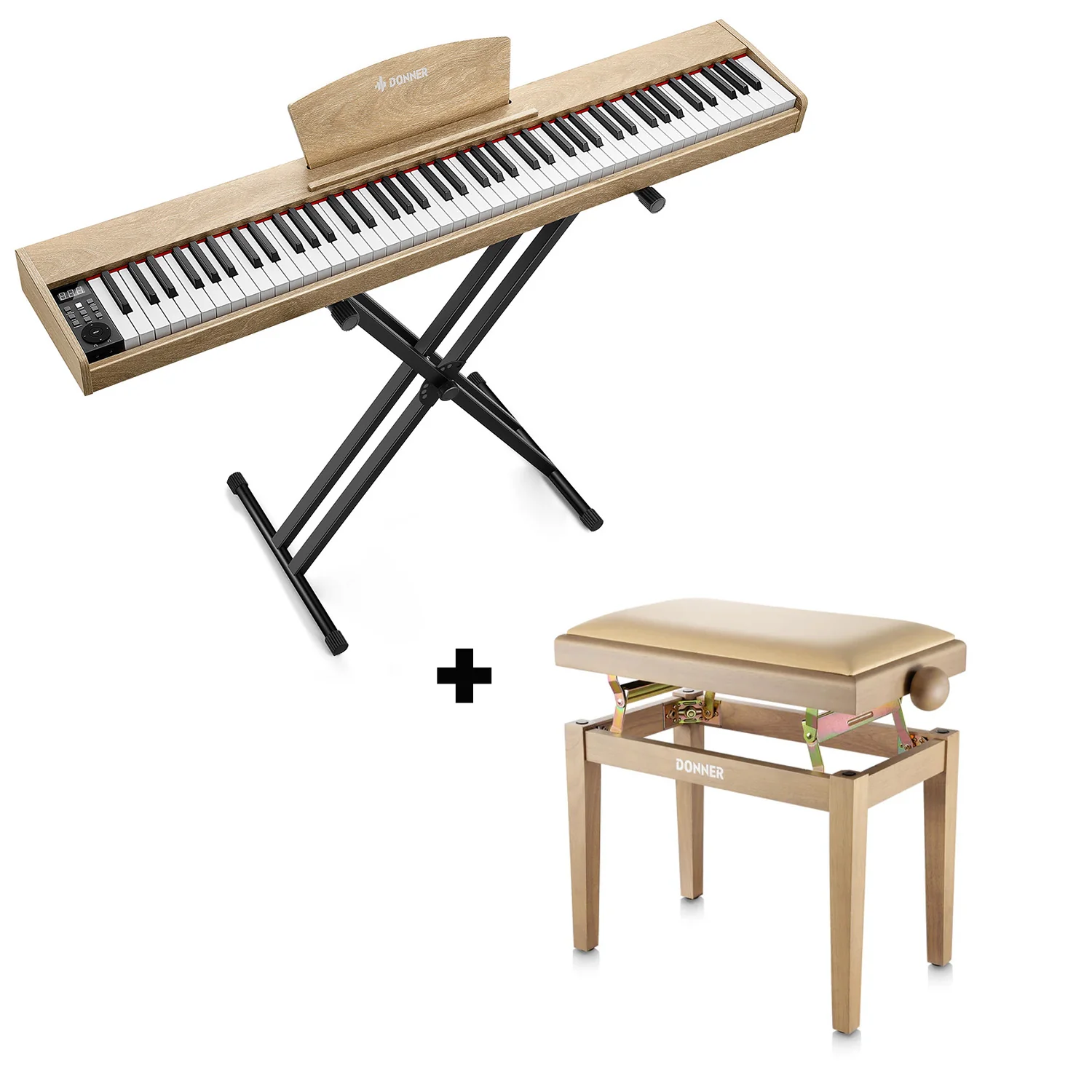 Donner DEP-1S Pianoforte digitale in  semi-pesato - Image 23