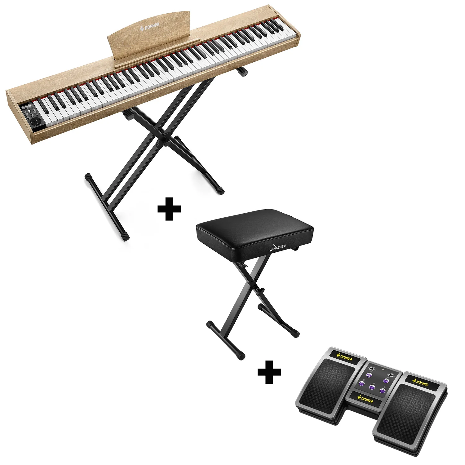 Donner DEP-1S Pianoforte digitale in  semi-pesato - Image 24