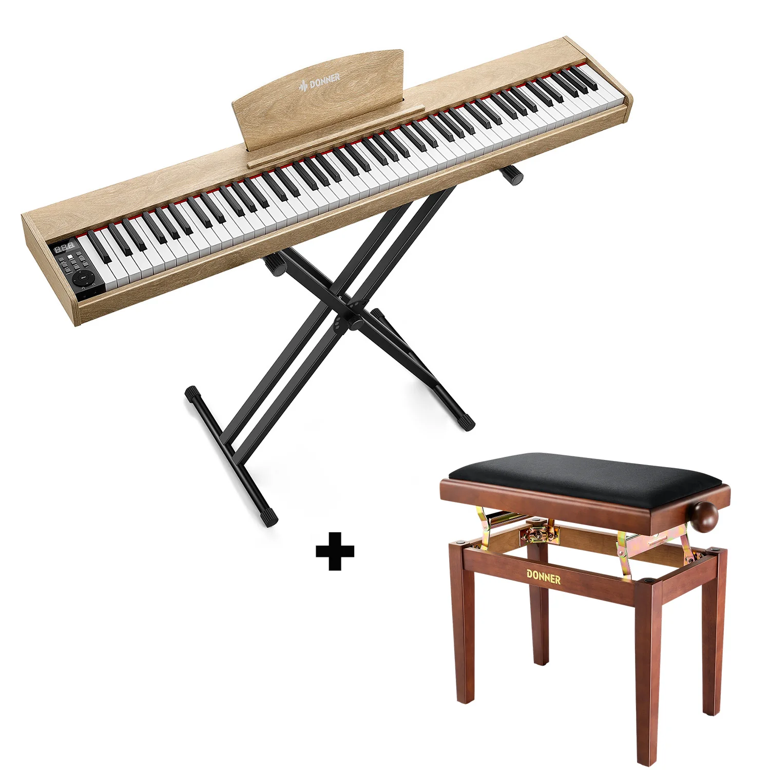 Donner DEP-1S Pianoforte digitale in  semi-pesato - Image 26